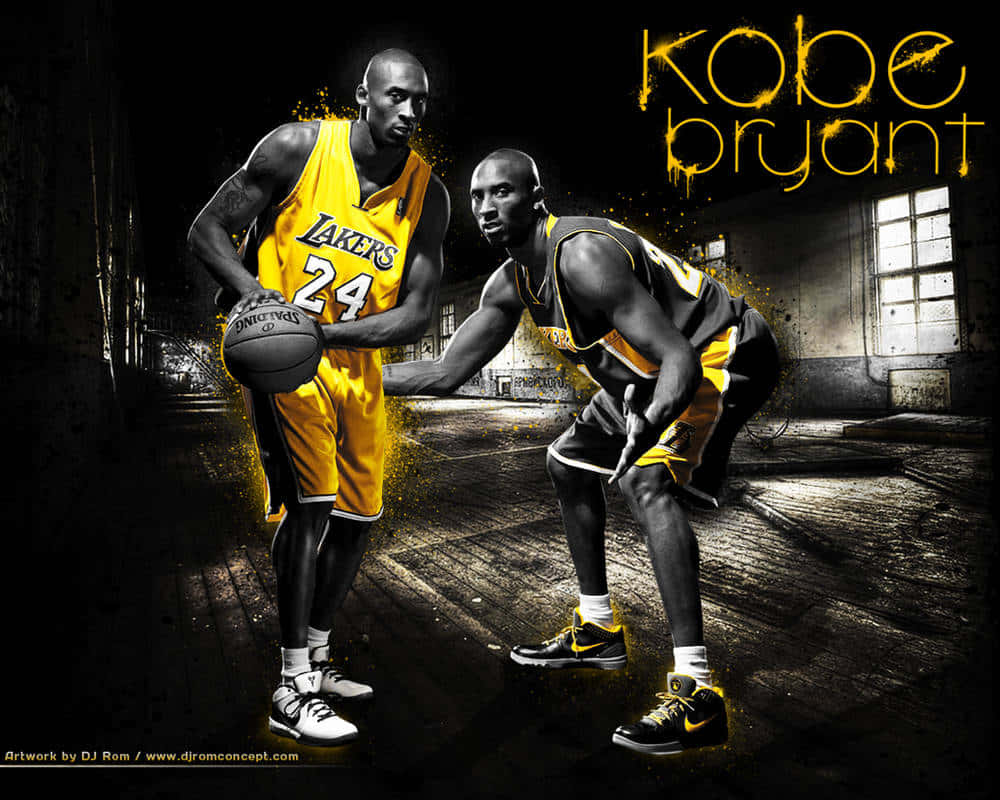 Kobe Bryant Basketball Lakers 24 Background