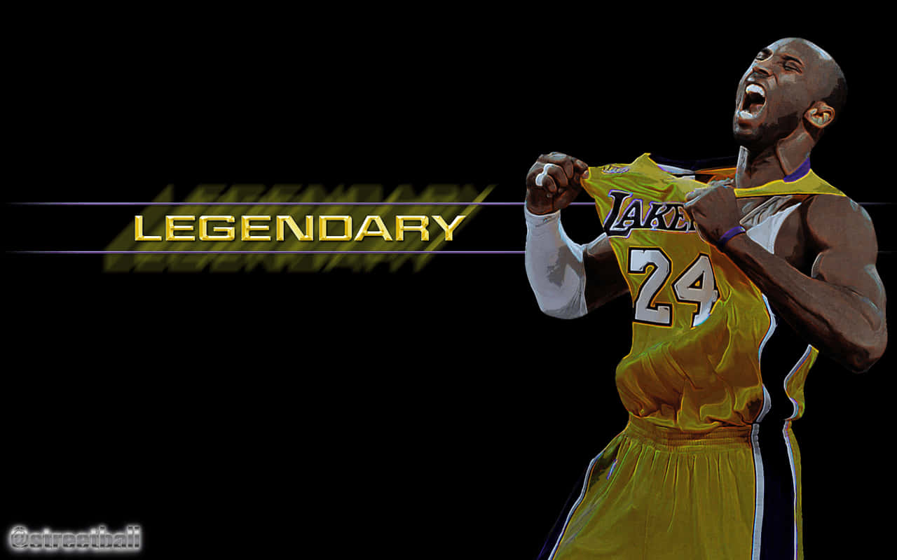 Kobe Bryant Basketball Legendary Background