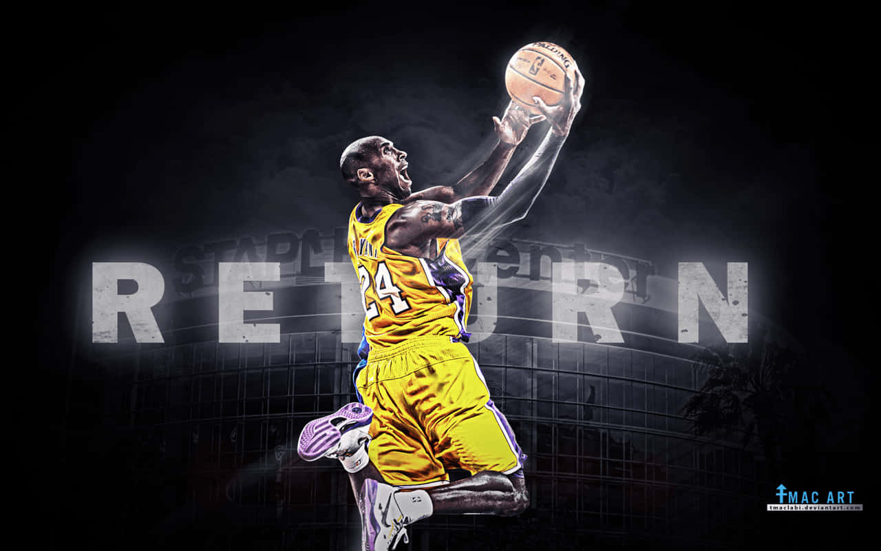 Kobe Bryant Basketball Return Playing Background