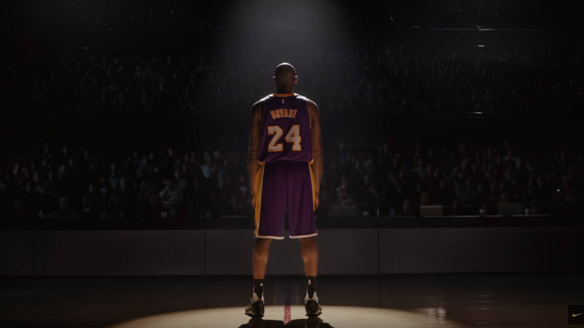Kobe Bryant Cool Spotlight Background