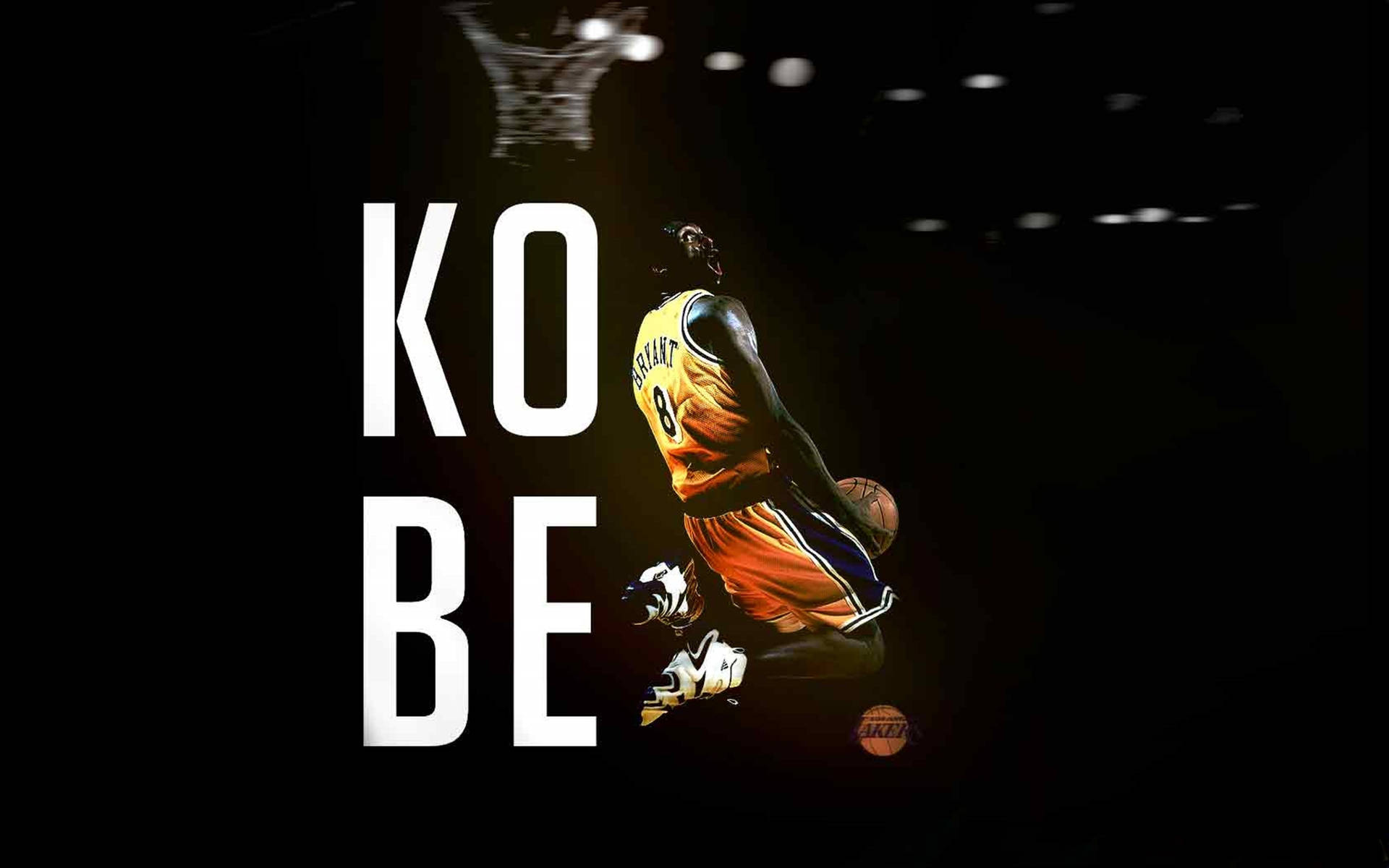 Kobe Bryant Creative Art 4k Background