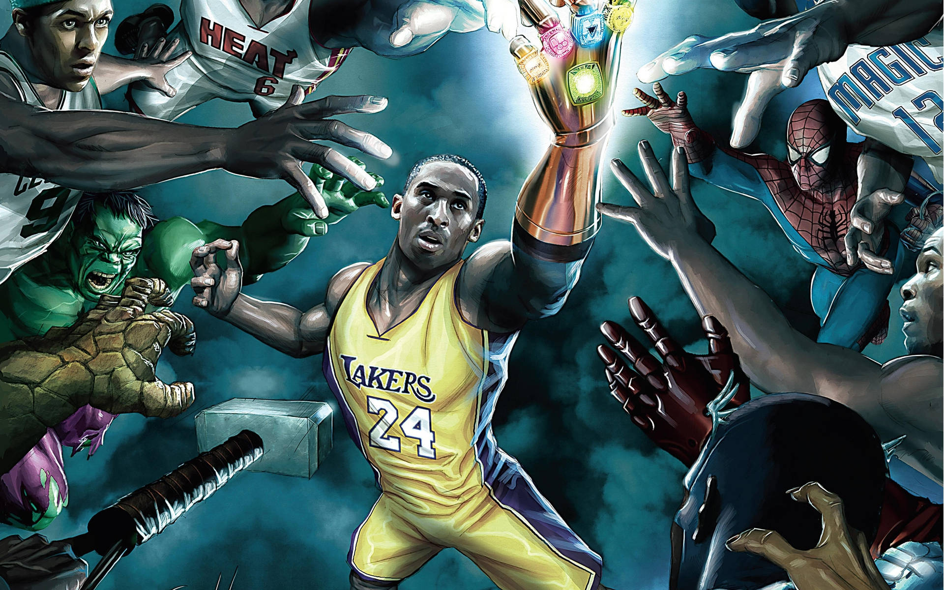 Kobe Bryant Illustration Nba Desktop