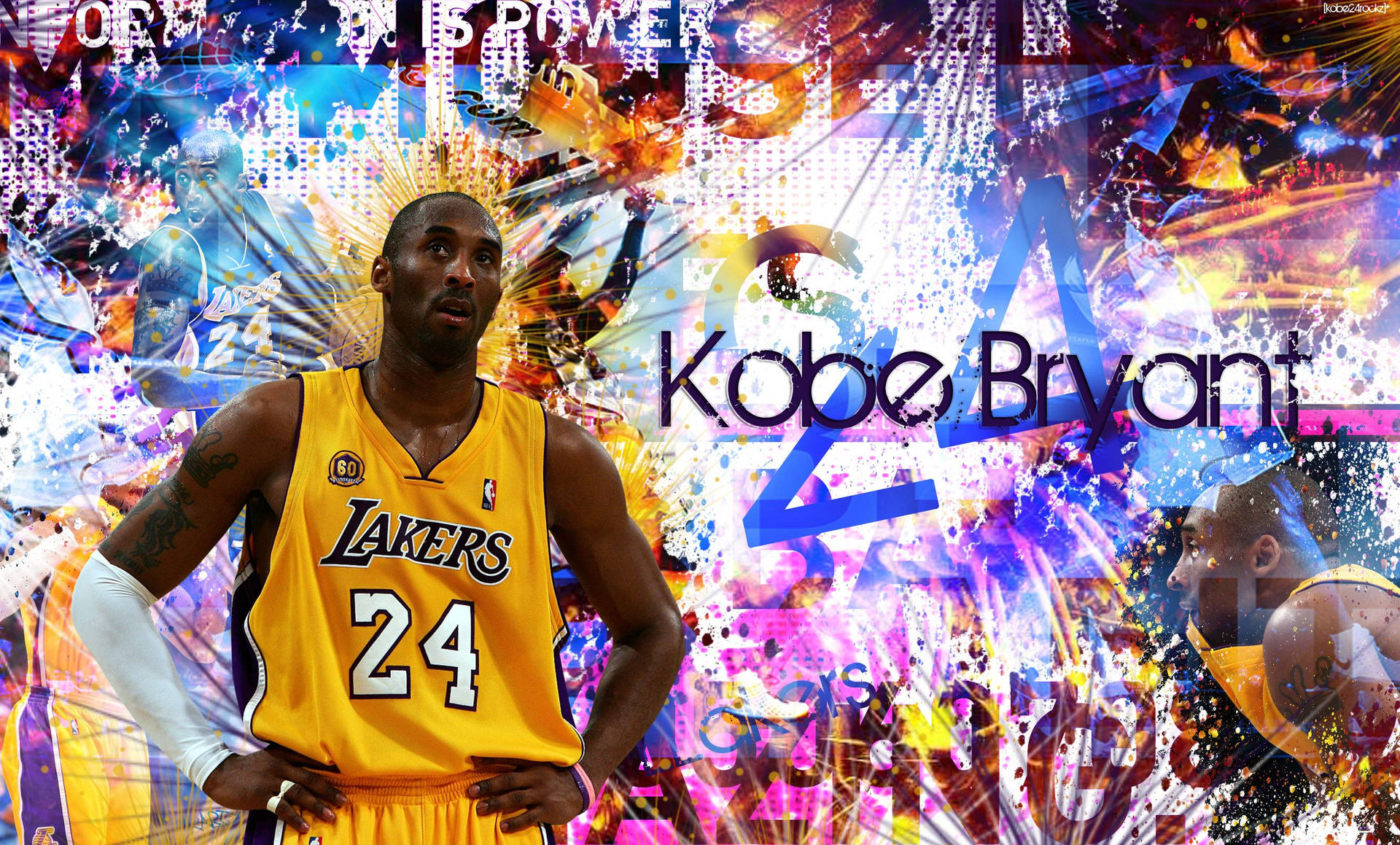 Kobe Bryant, Legendary Los Angeles Lakers Basketball Player Background
