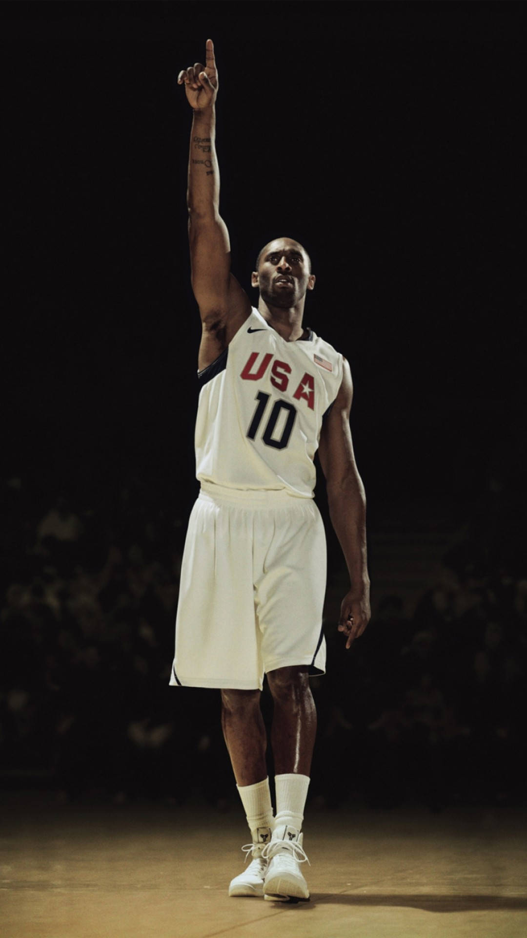 Kobe Bryant Pointing Cool Basketball Iphone Background