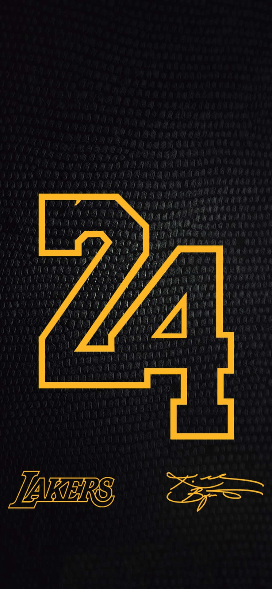 Kobe Bryant's 24 Logo Background