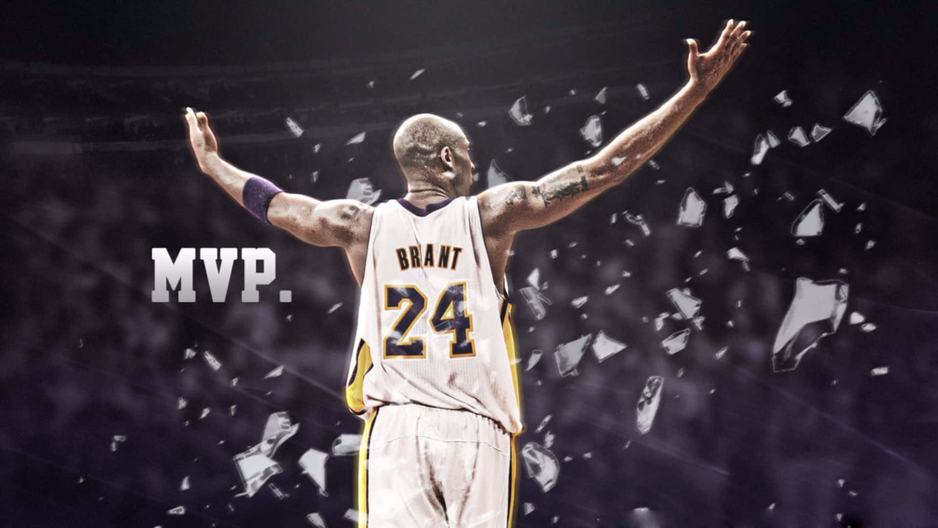 Kobe Bryant's Legendary 24 Logo Background