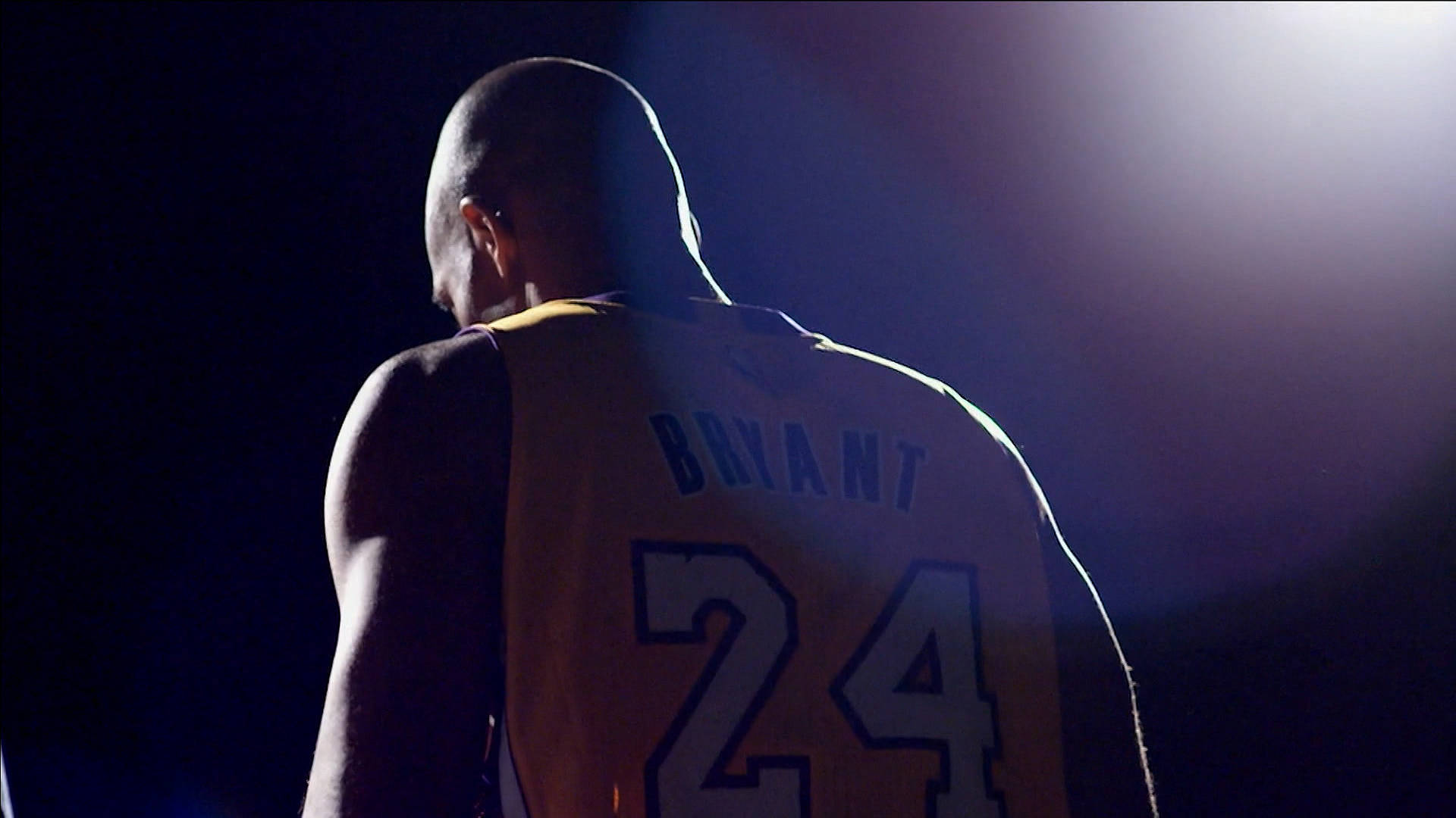 Kobe Bryant Shines In The Spotlight Background