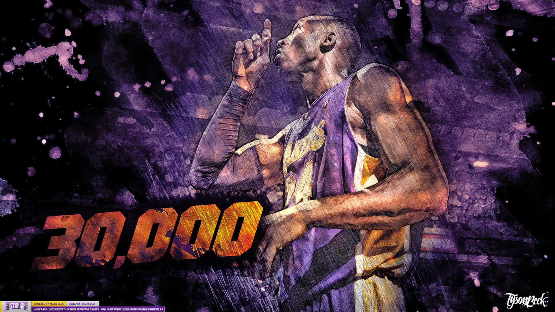 Kobe Bryant, Unrivaled Legend Of Basketball Background