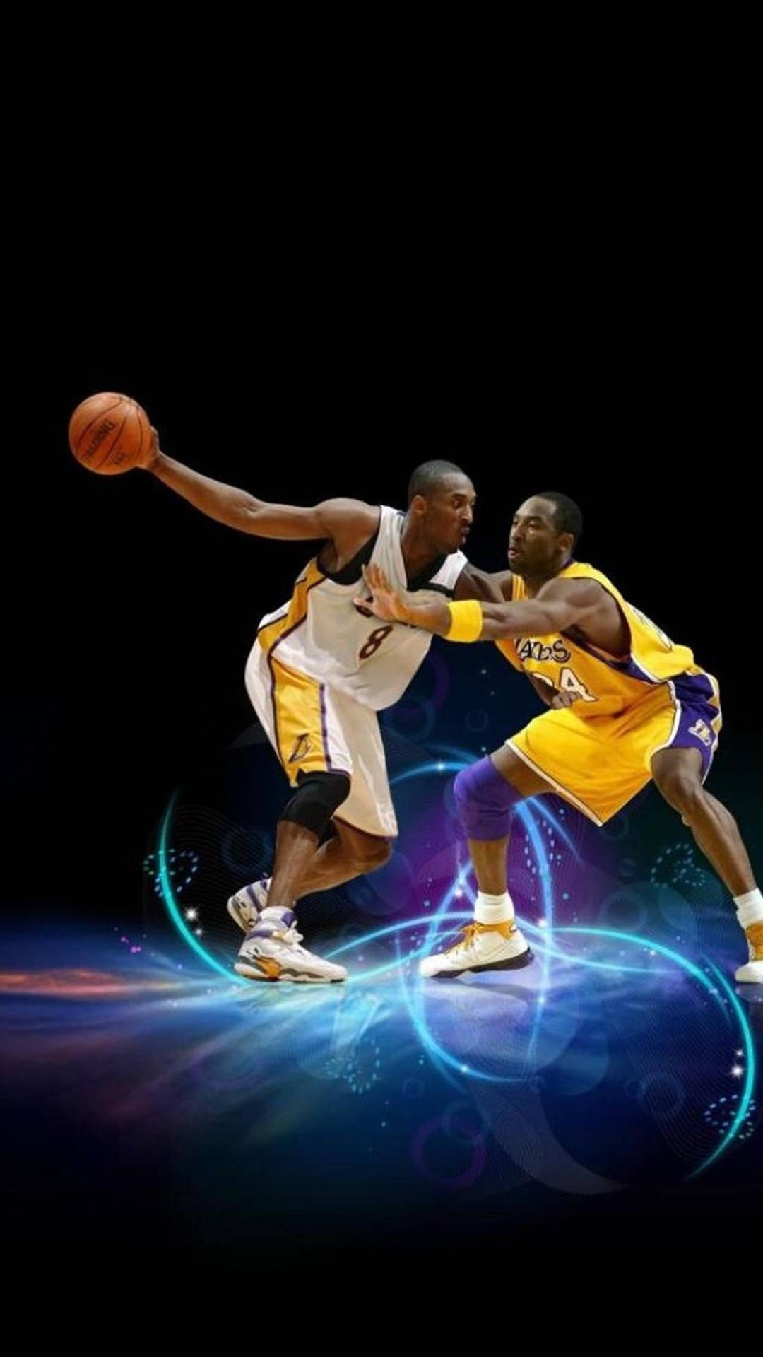 Kobe Vs Kobe Cool Basketball Iphone Background
