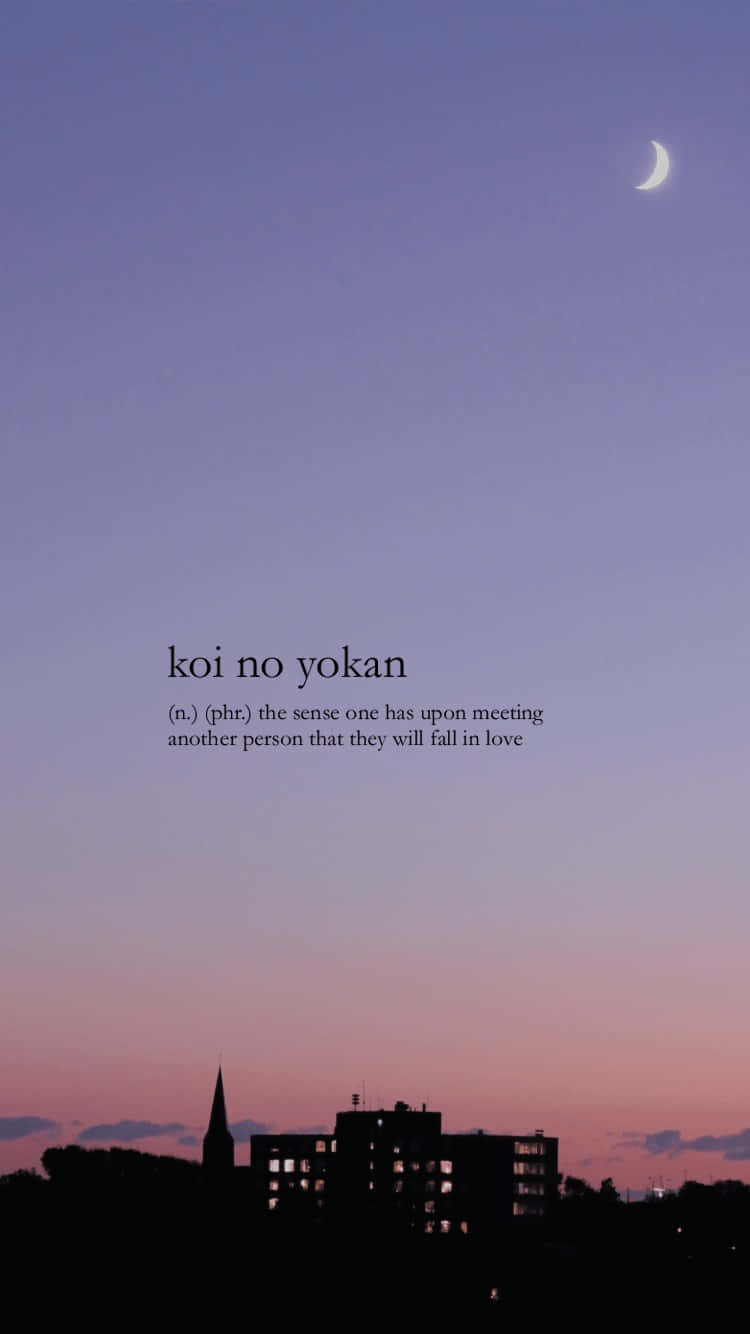Koi No Yokan Japanese Aesthetic Background