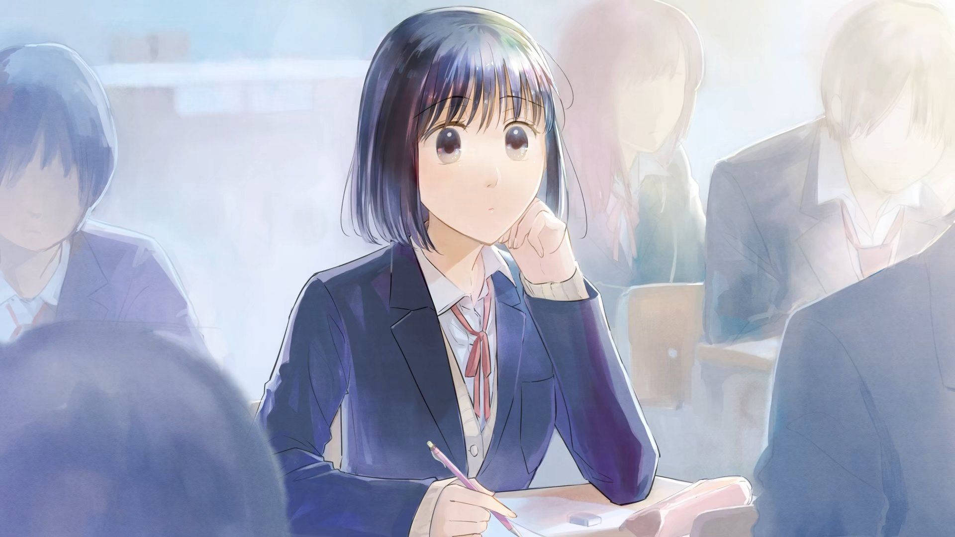 Koikimo Ichika In Classroom Background