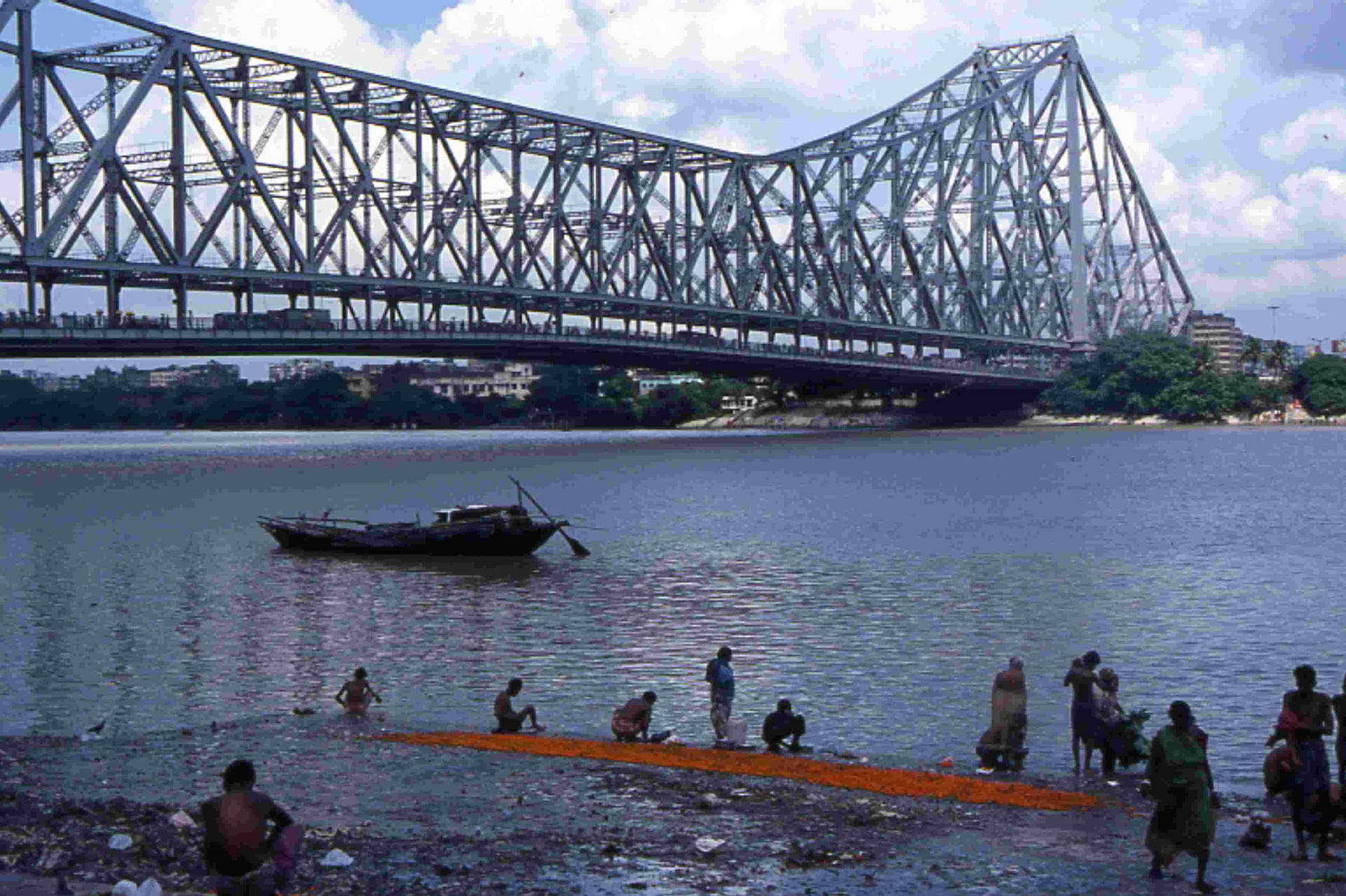 Kolkata Cross Bridge Background