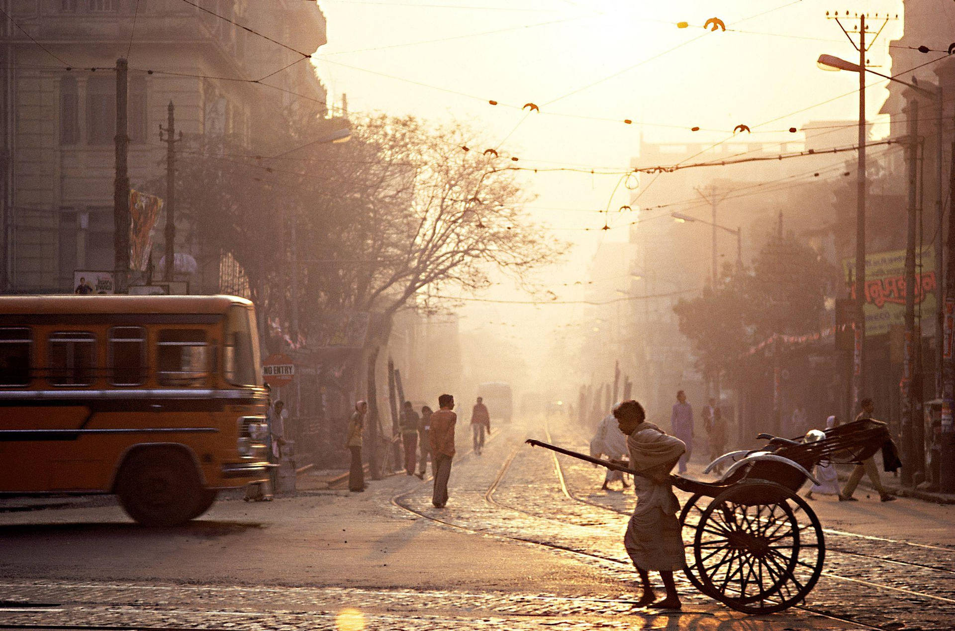 Kolkata Day Start Background