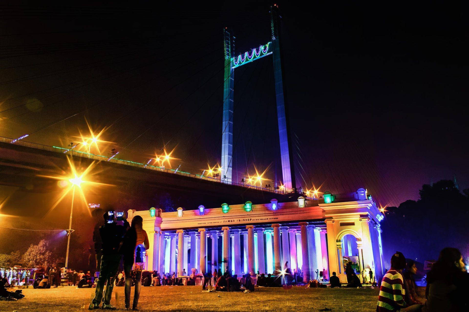 Kolkata James Prinsep Ghat Background