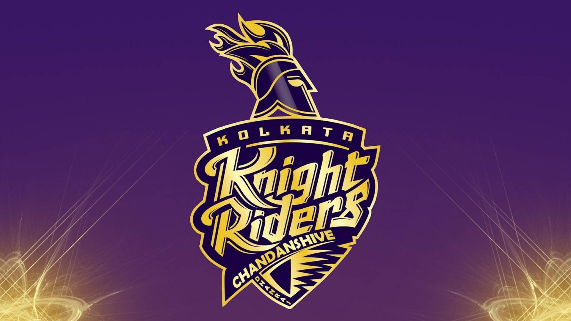 Kolkata Knight Riders Abstract Light Background