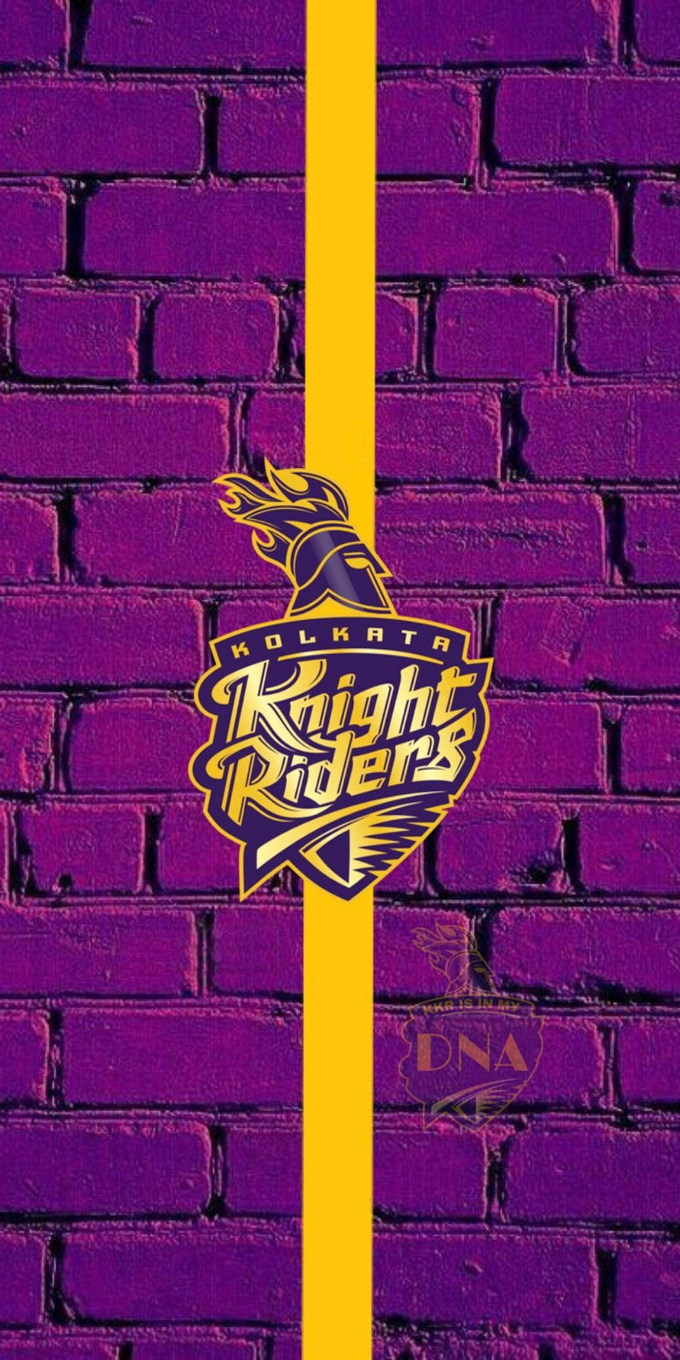 Kolkata Knight Riders Brick Design Background