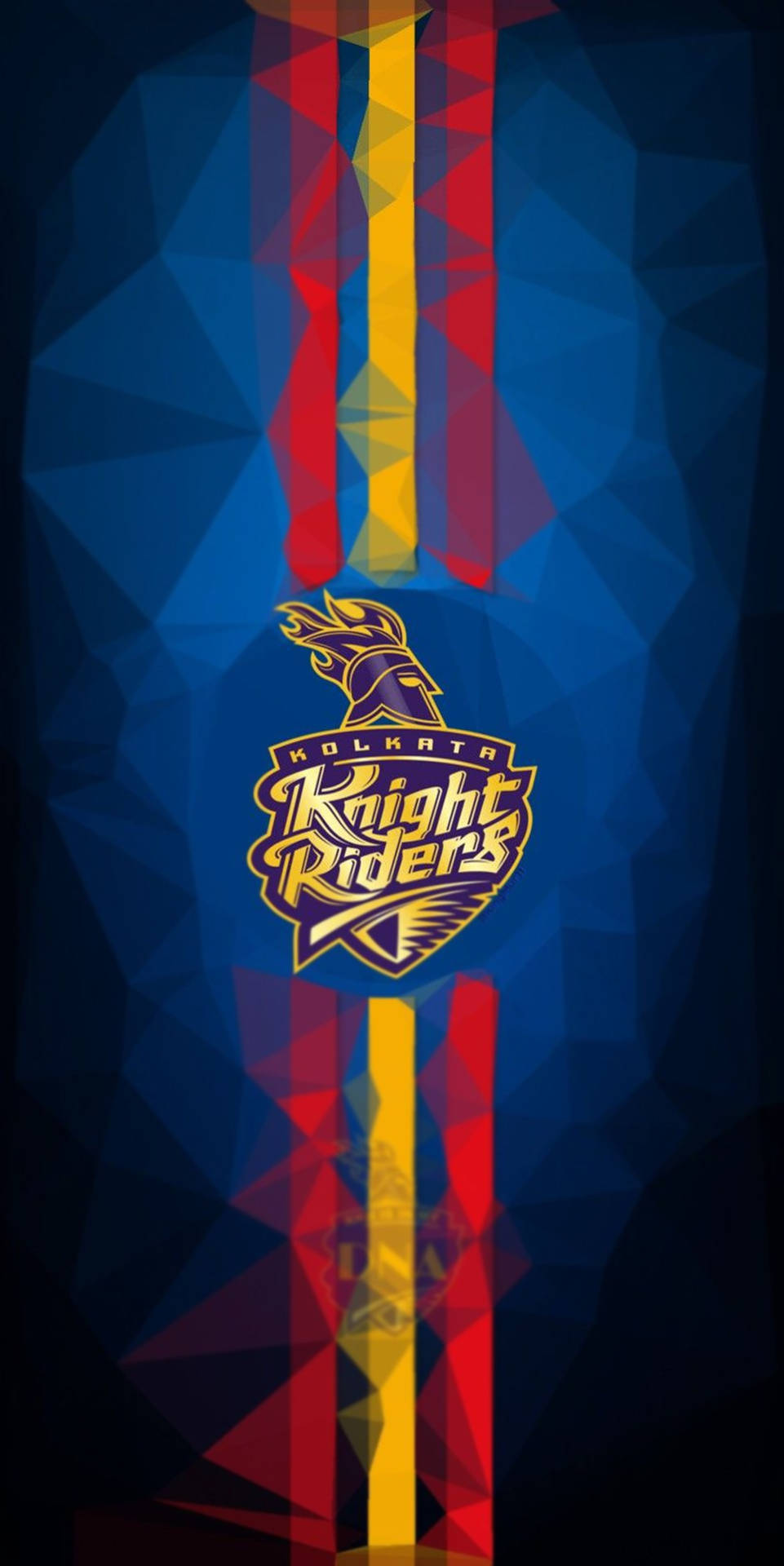 Kolkata Knight Riders Geometric Pattern