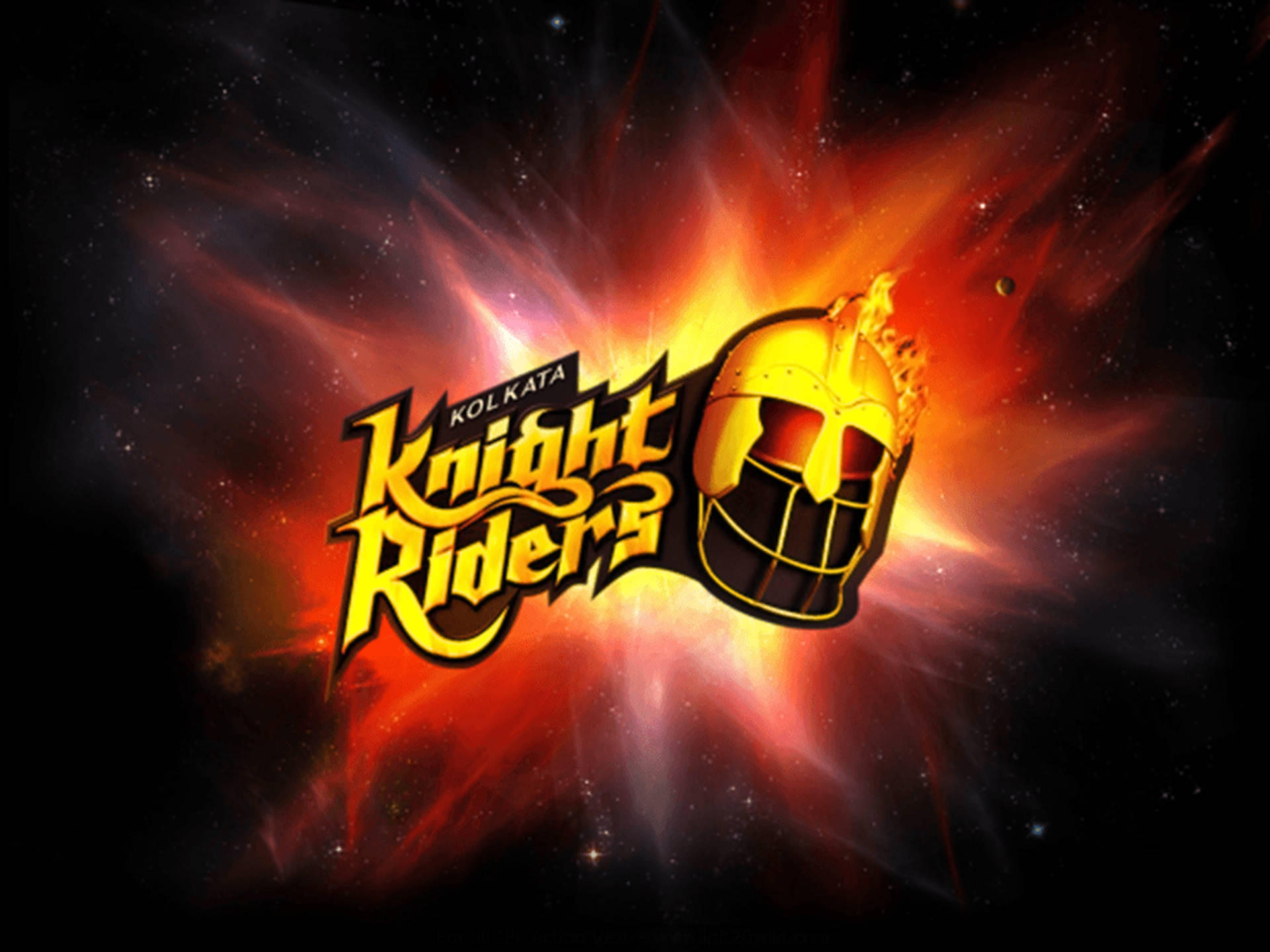 Kolkata Knight Riders Red Galaxy Background