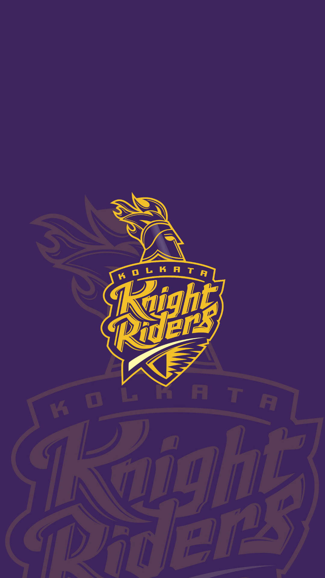 Kolkata Knight Riders Shadow Artwork Background