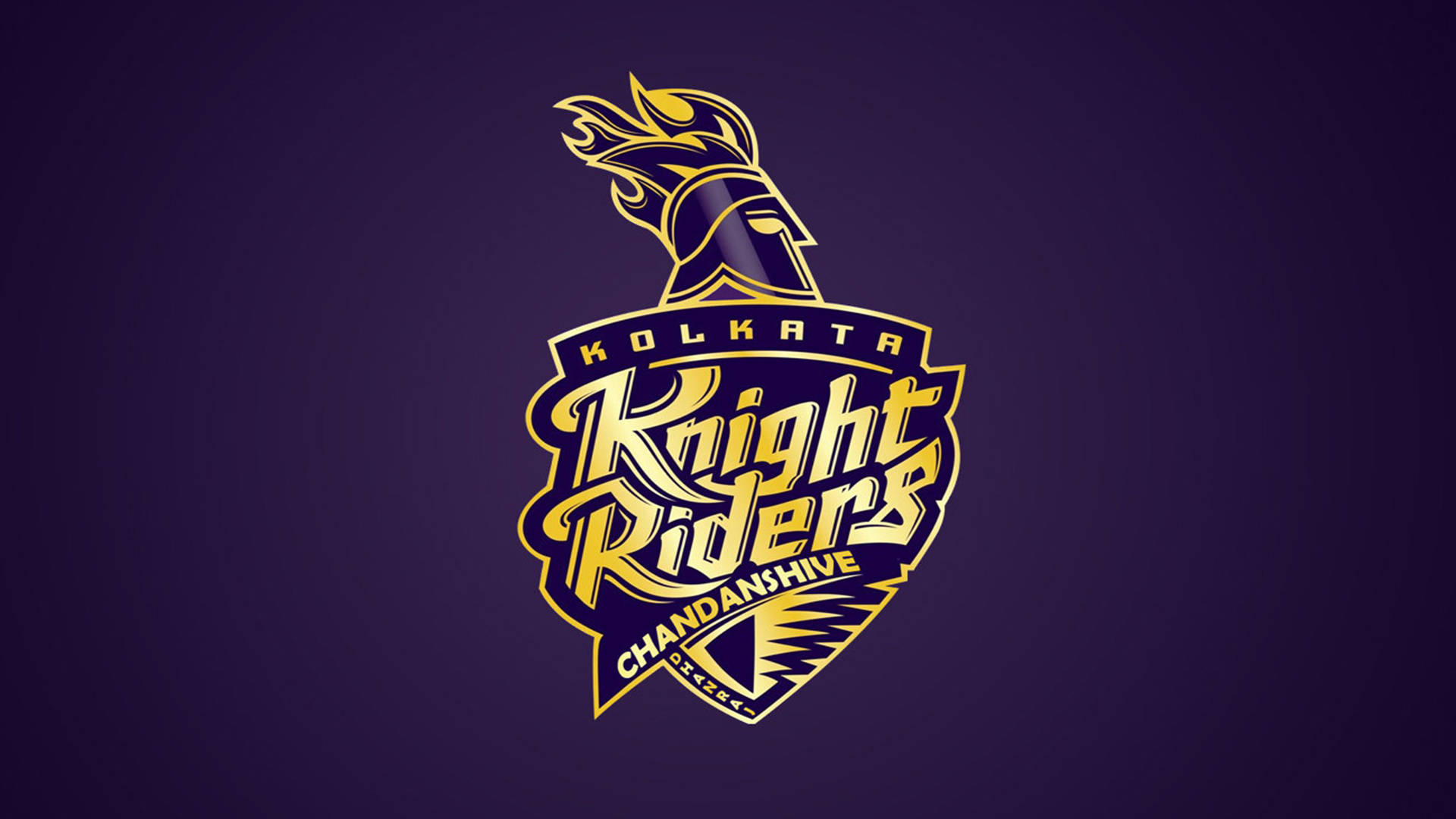 Kolkata Knight Riders Vignette Design Background