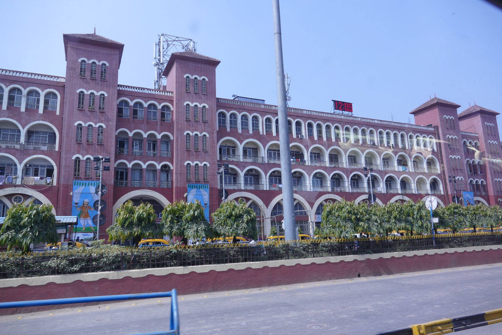 Kolkata Railway Station Background