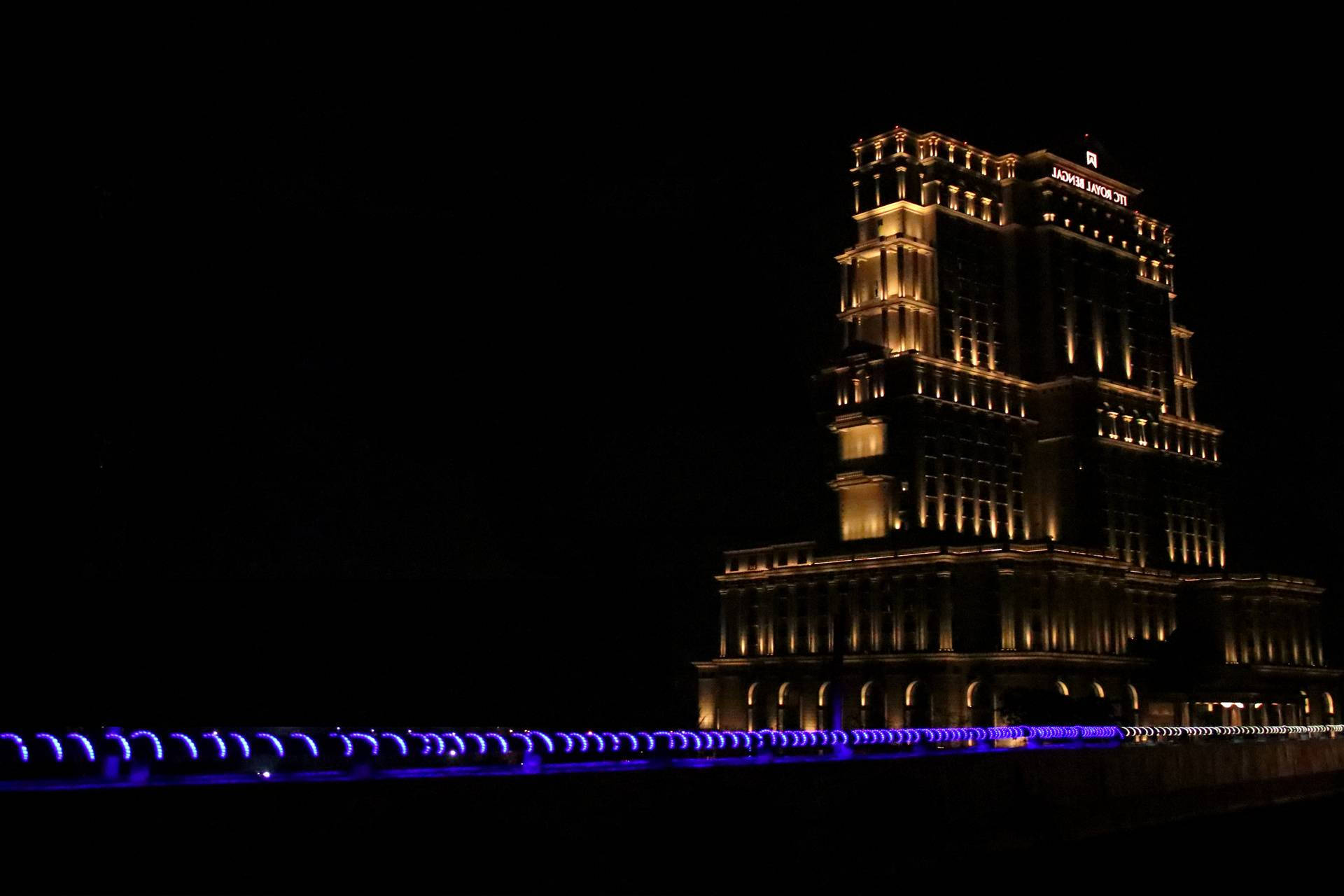 Kolkata Tower Lights Background