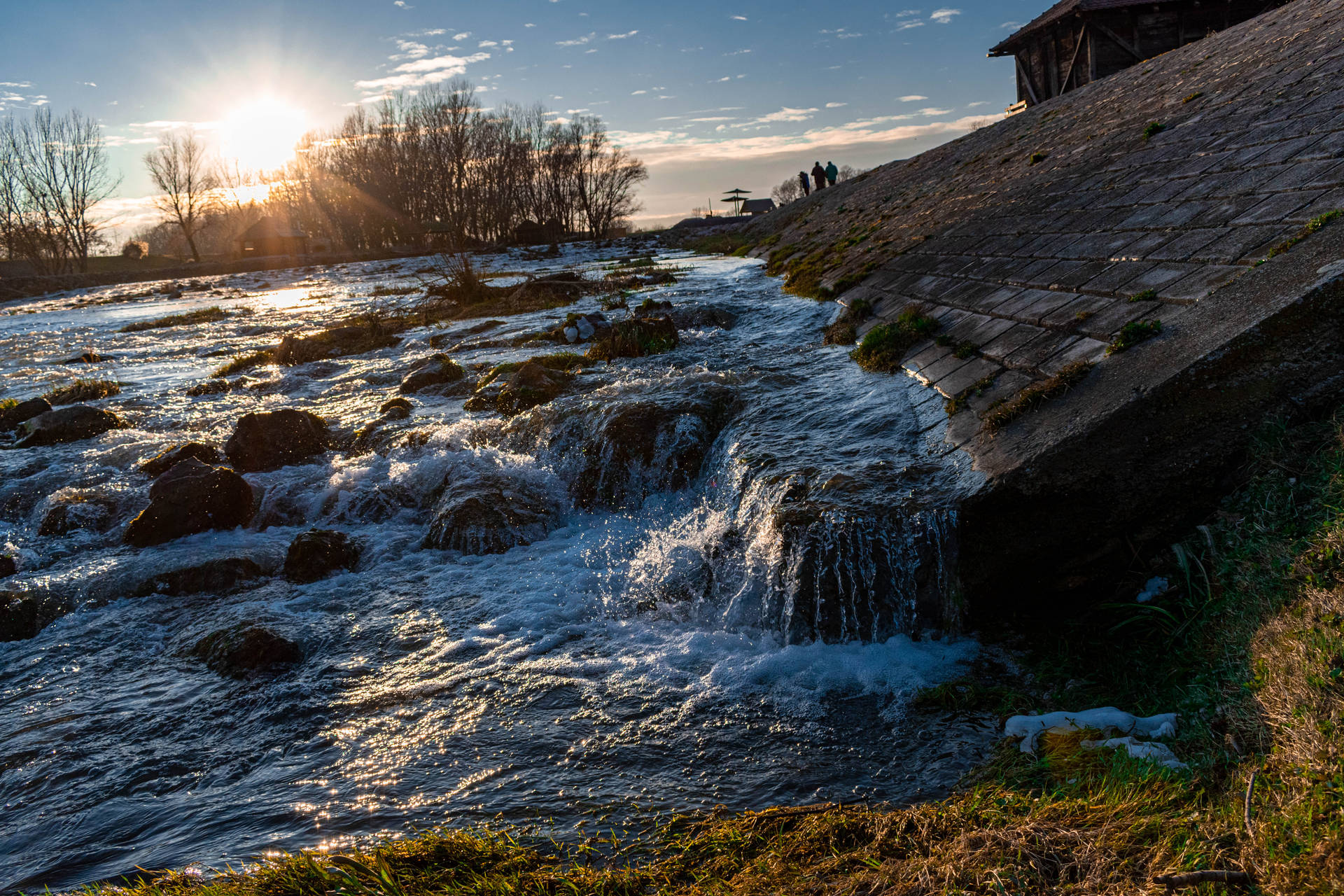 Kolubara River Serbia Background