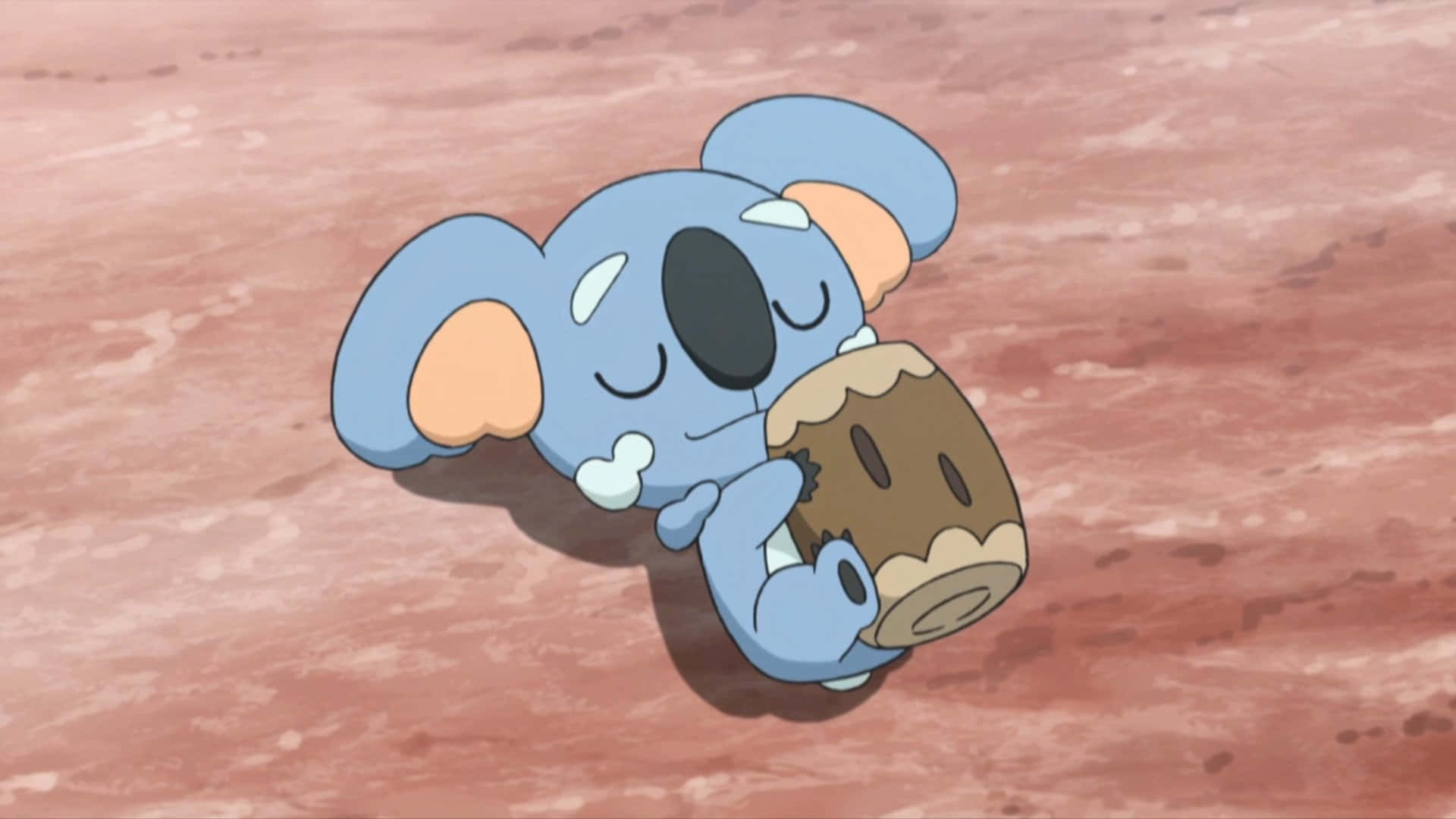 Komala Lying On The Ground Background
