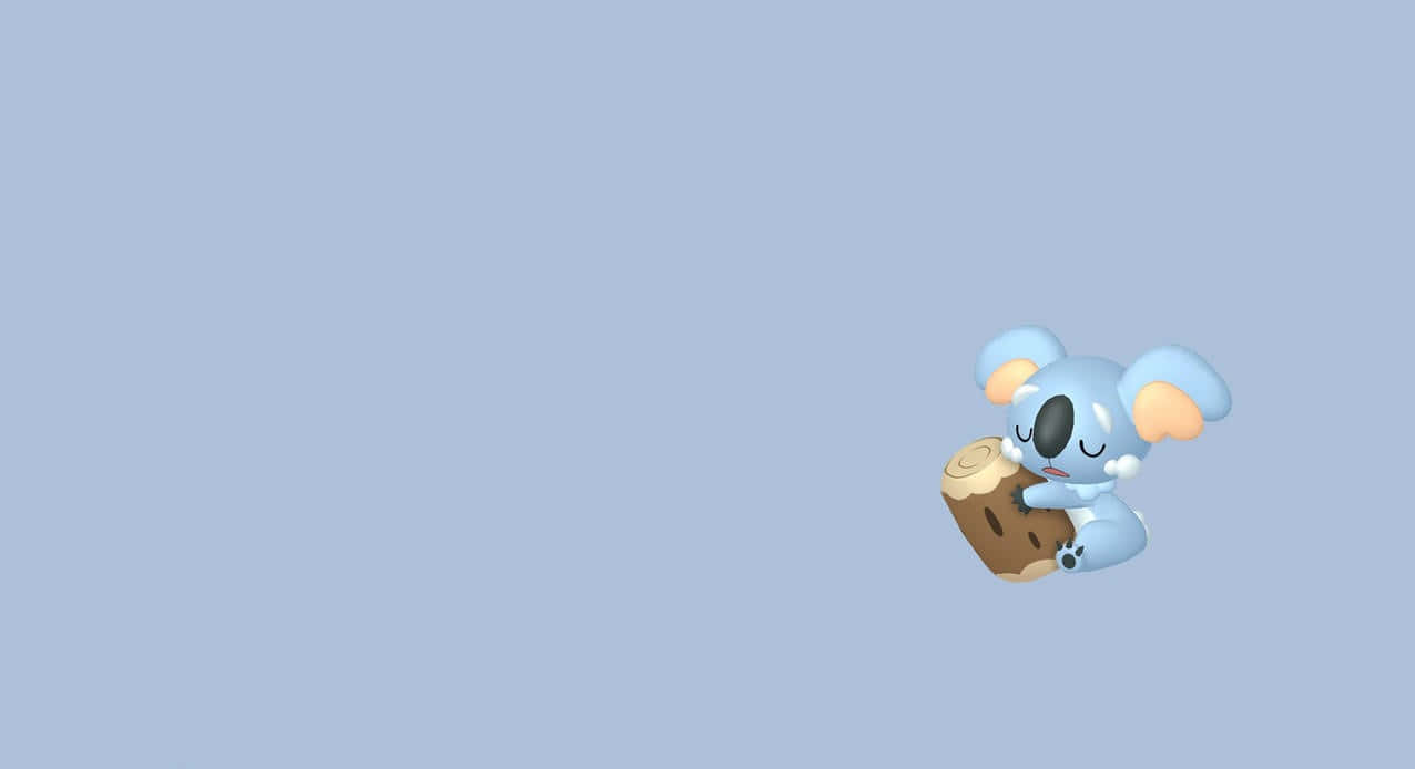 Komala On Light Blue Background
