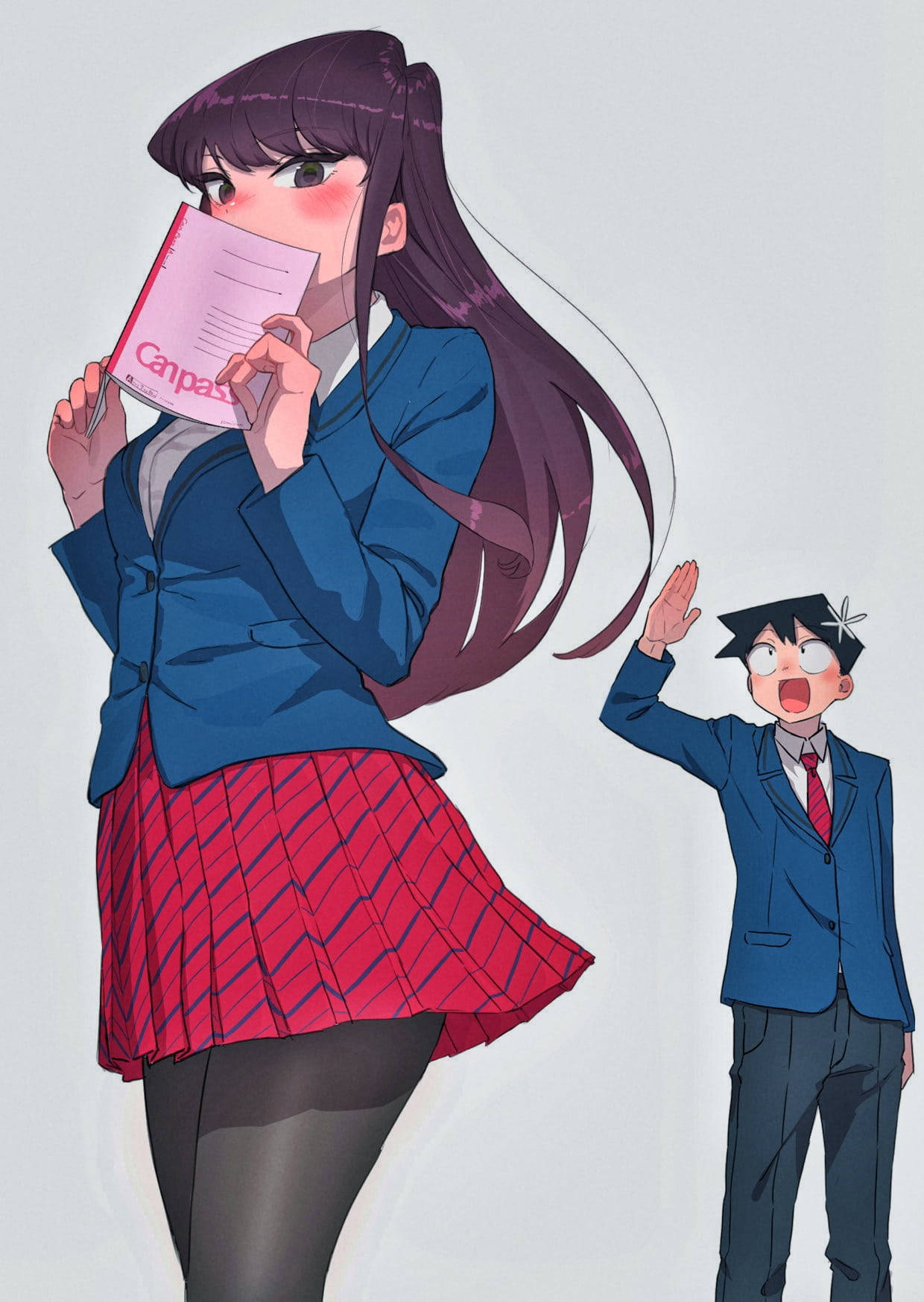 Komi San And Hitohito Tadano Background