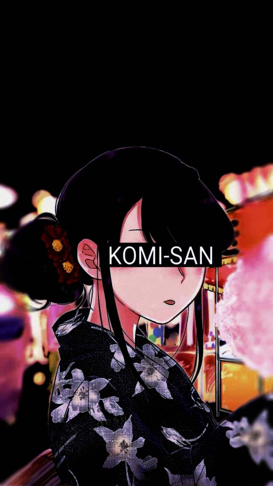 Komi San Japanese Female Manga Character Background