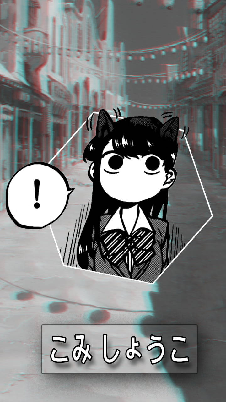 Komi San, The Adorable Japanese Chibi Character Background