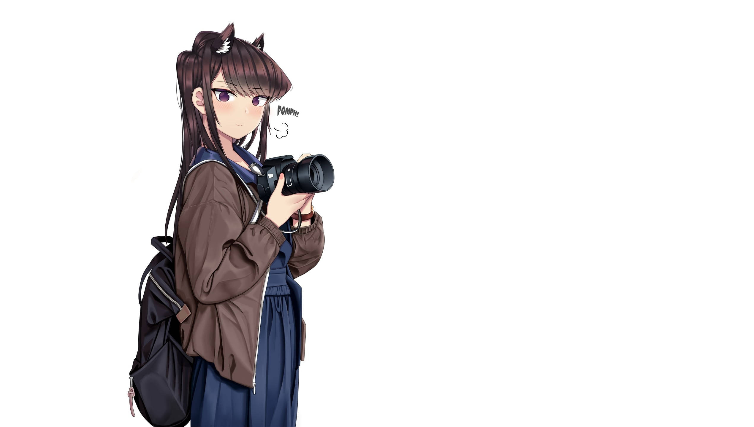 Komi San The Photographer With Camera Background