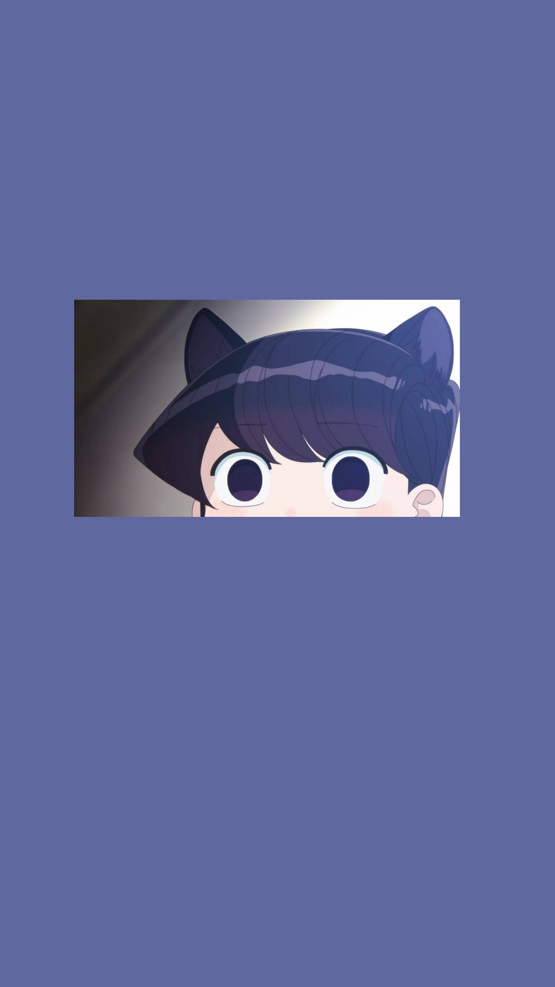 Komi San With Neko Ears Headband Background