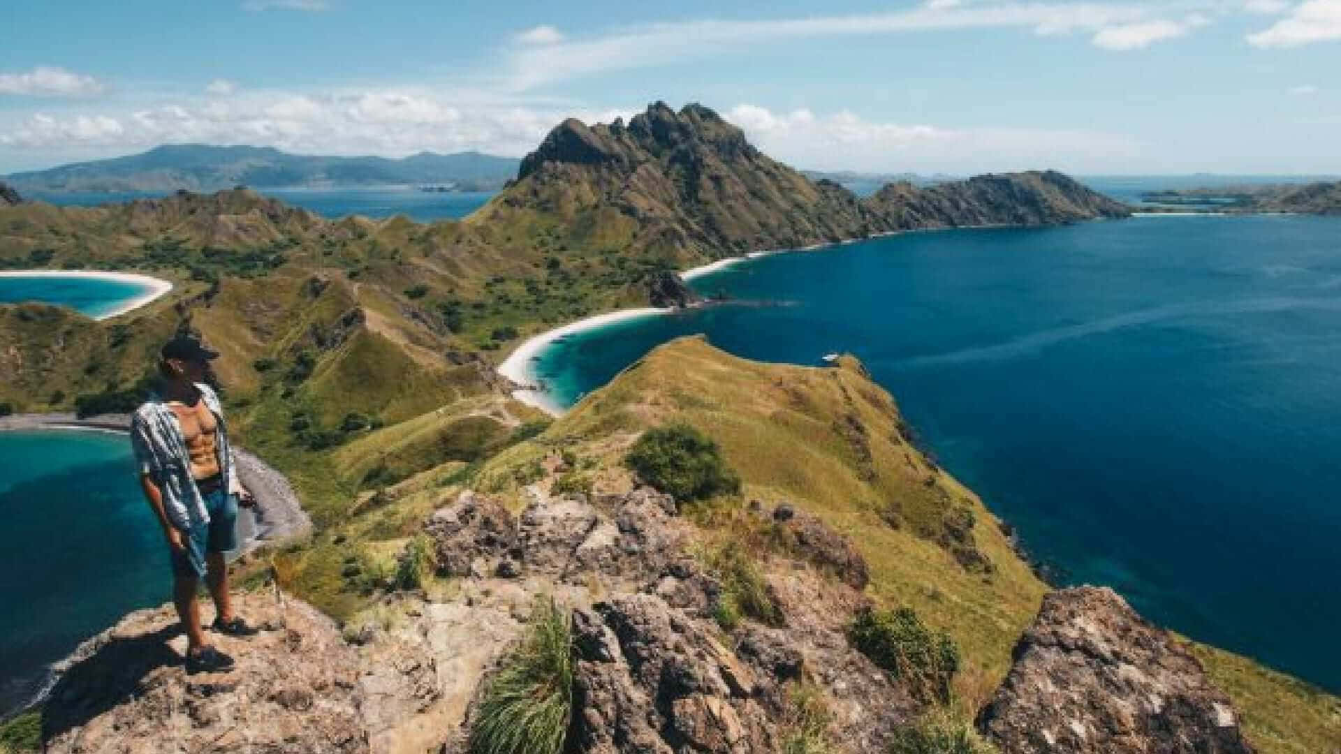 Komodo Island National Park Indonesia Background