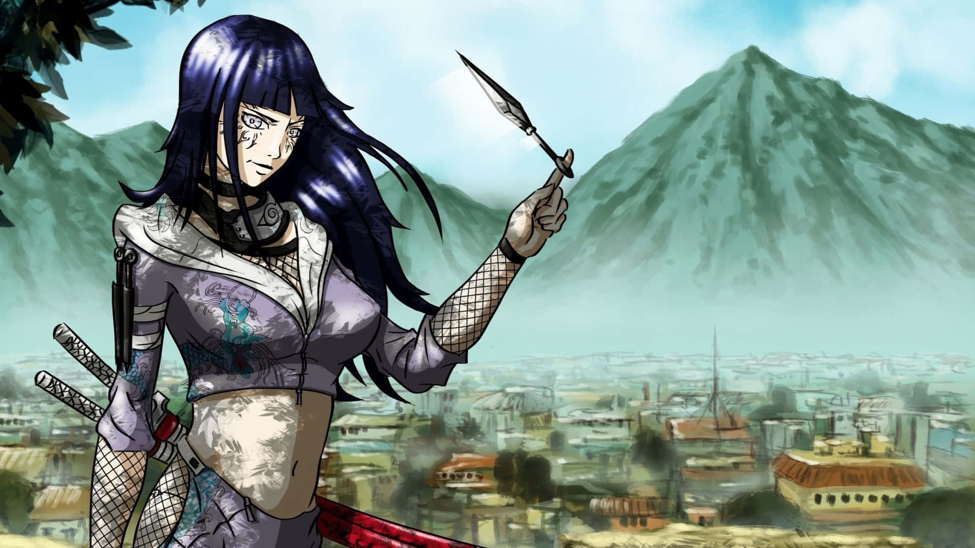 Konan_of_ Akatsuki_ Ready_for_ Battle Background