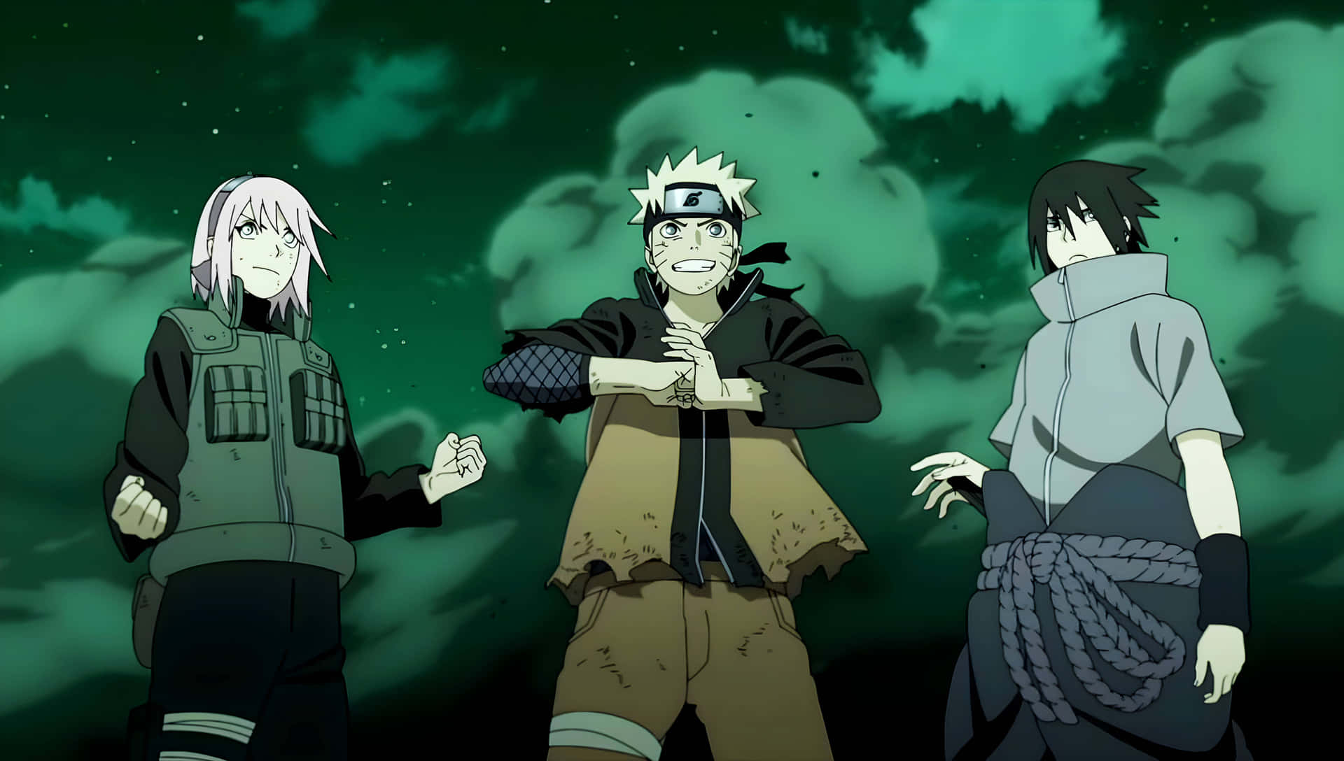 Konoha's Elite Ninja Squad Background