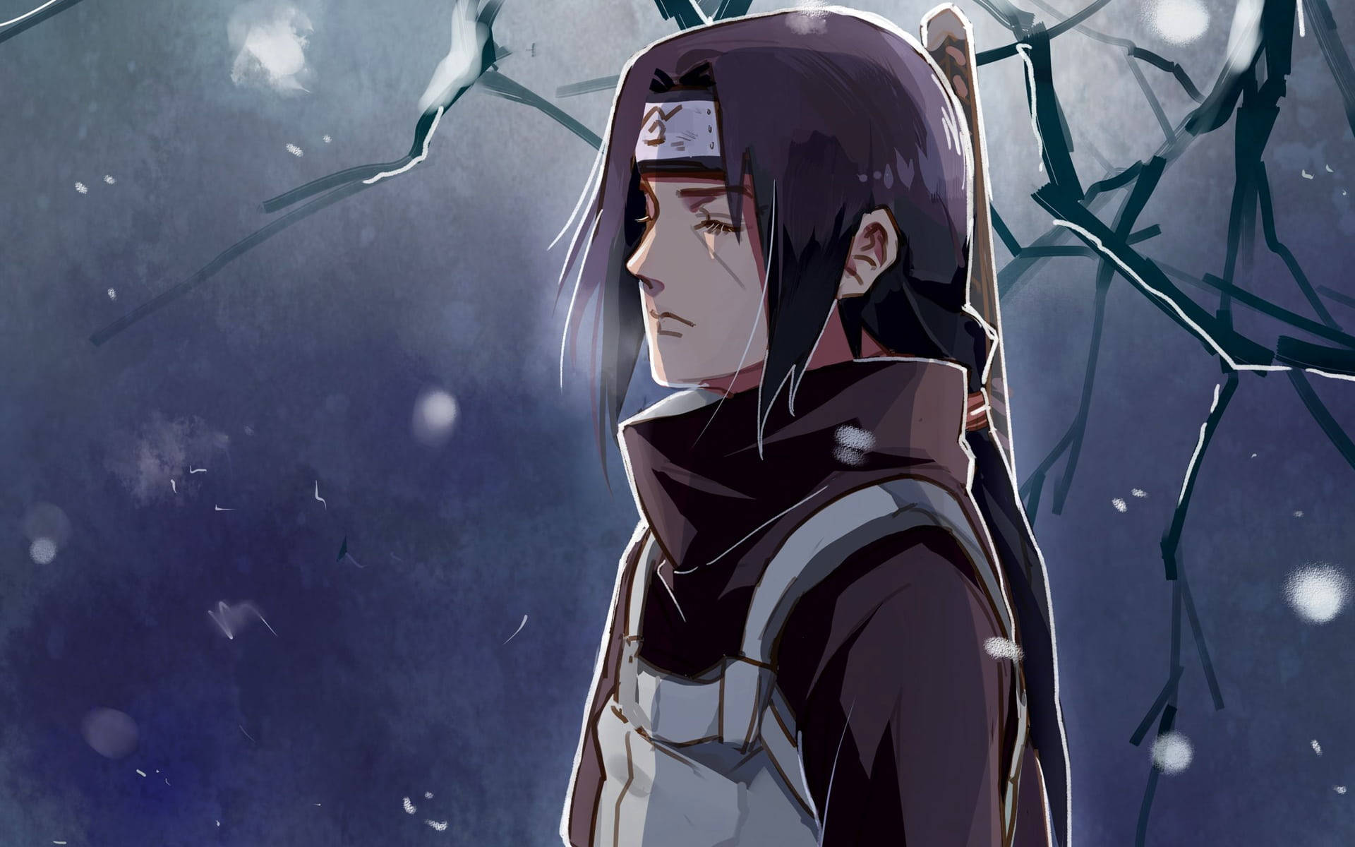 Konoha Shinobi Anime Uchiha Itachi Pfp Background