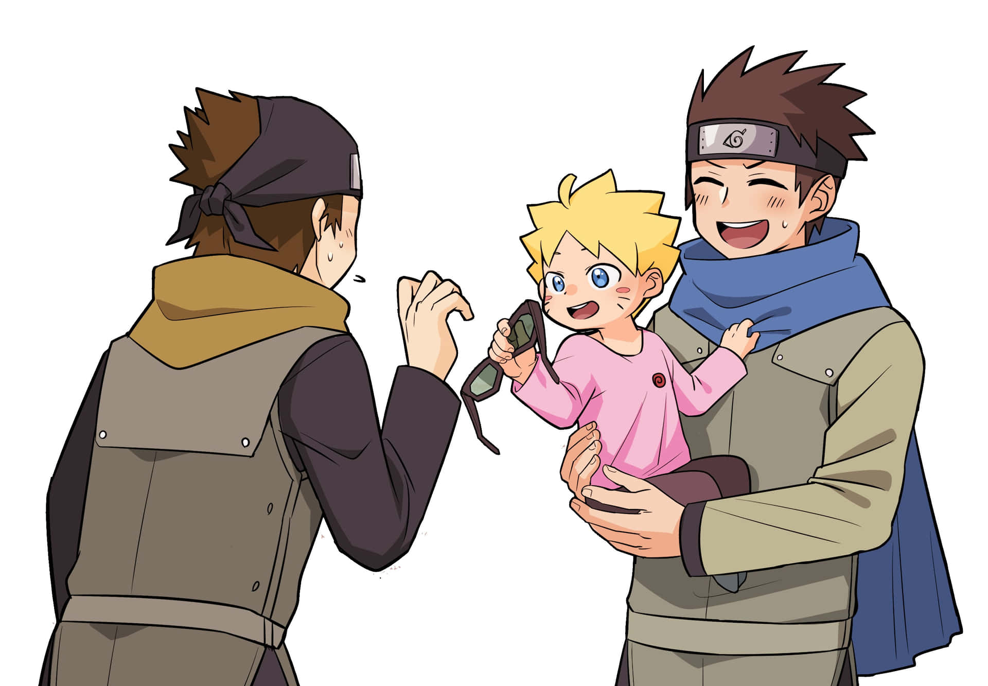 Konohamaru Sarutobi, A Ninja From The Hidden Leaf Village Background