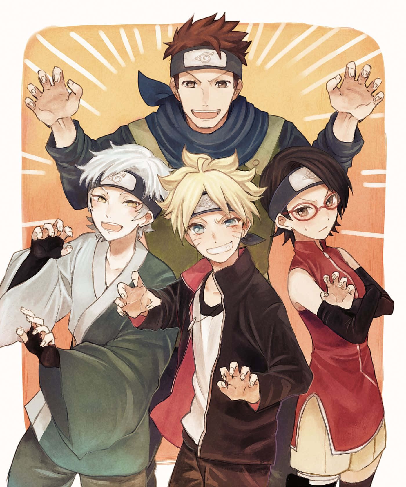 Konohamaru Sarutobi, The Grandson Of The Third Hokage Background