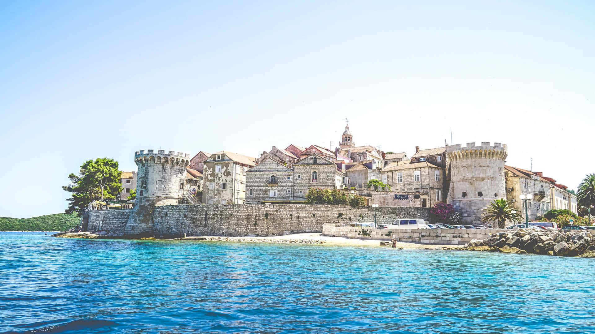 Korčula In Crotia Background