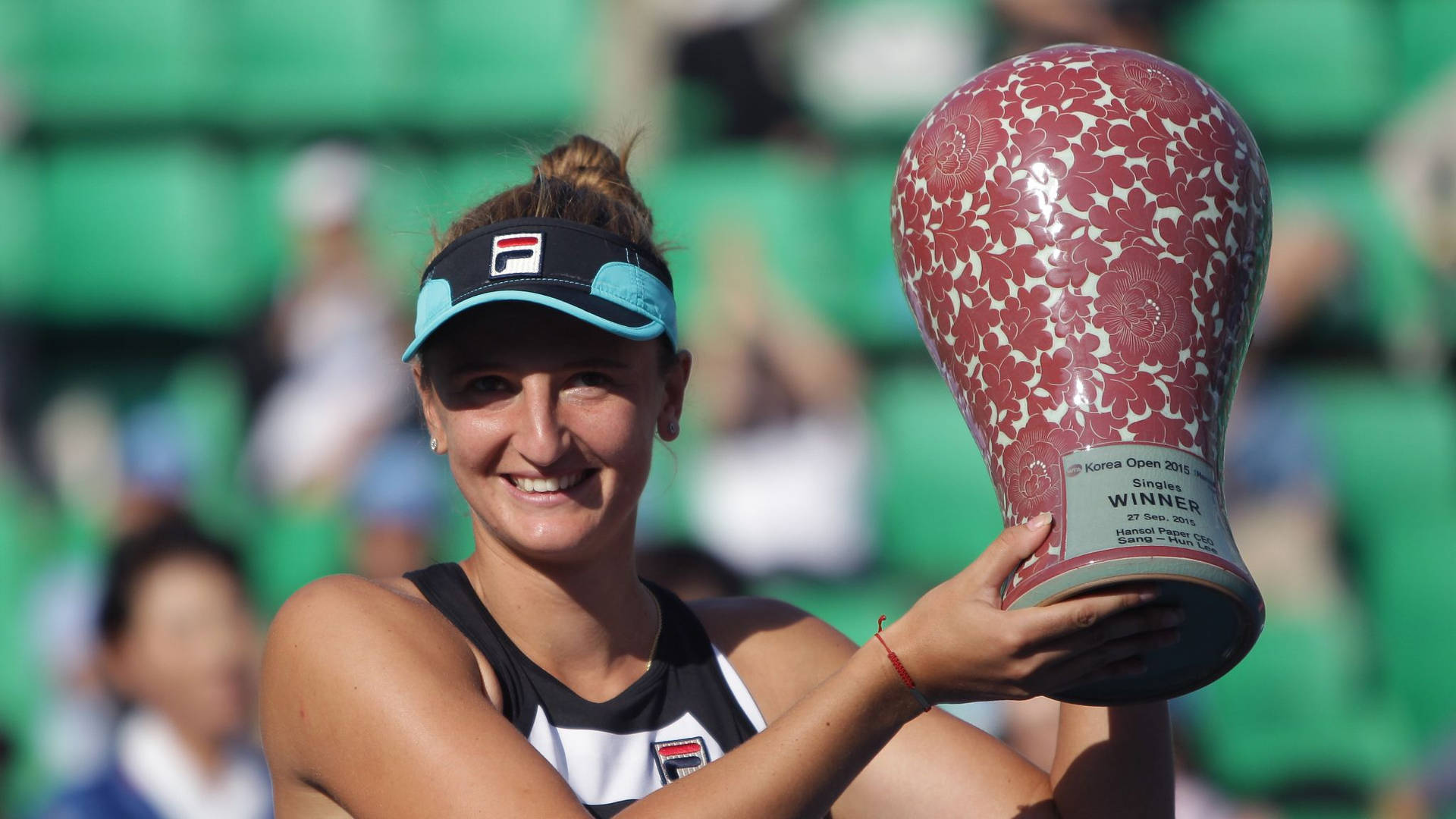 Korea Open Championship Trophy Irina-camelia Begu Background