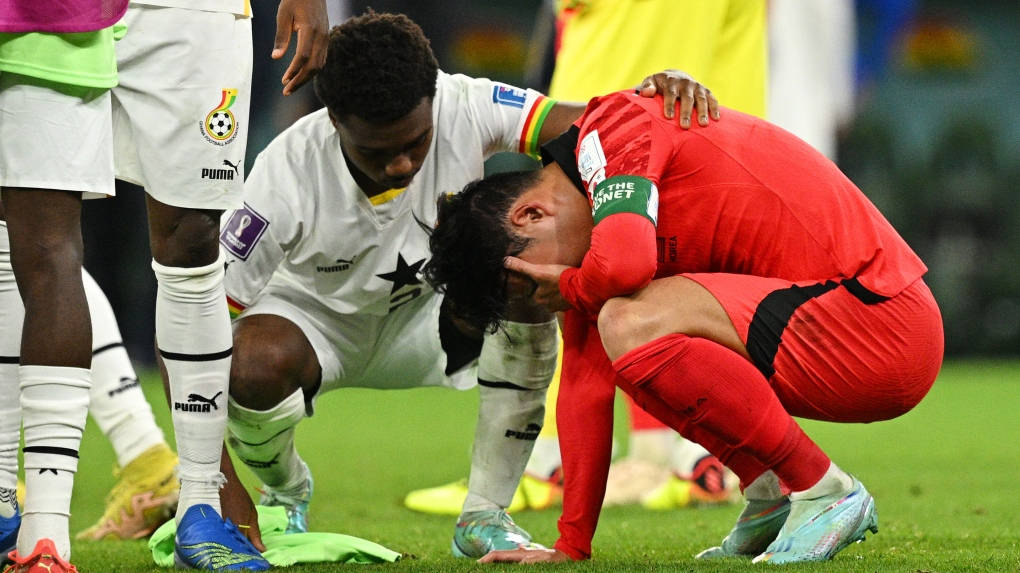 Korea Republic National Football Team With Ghana Background