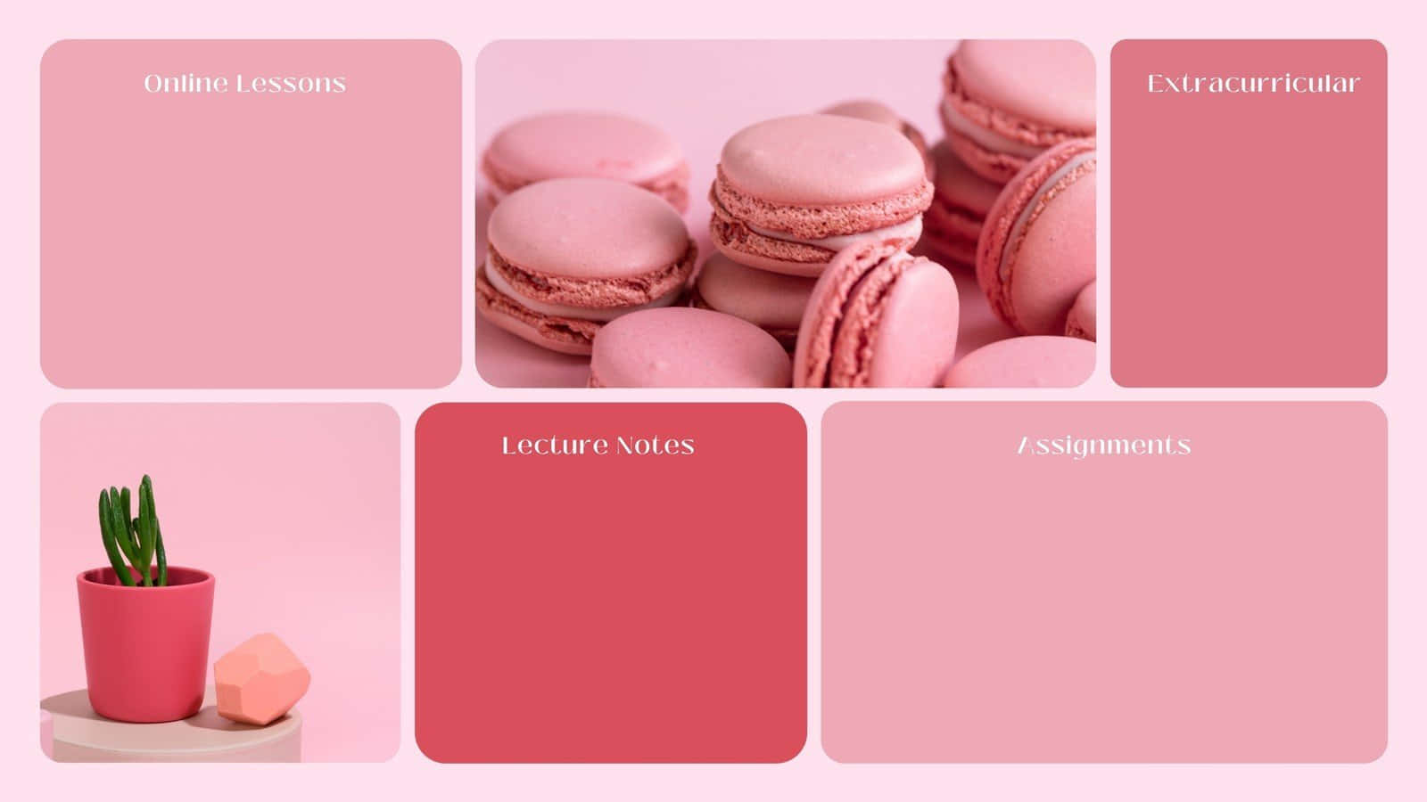 Korean Aesthetic Pink Computer Background