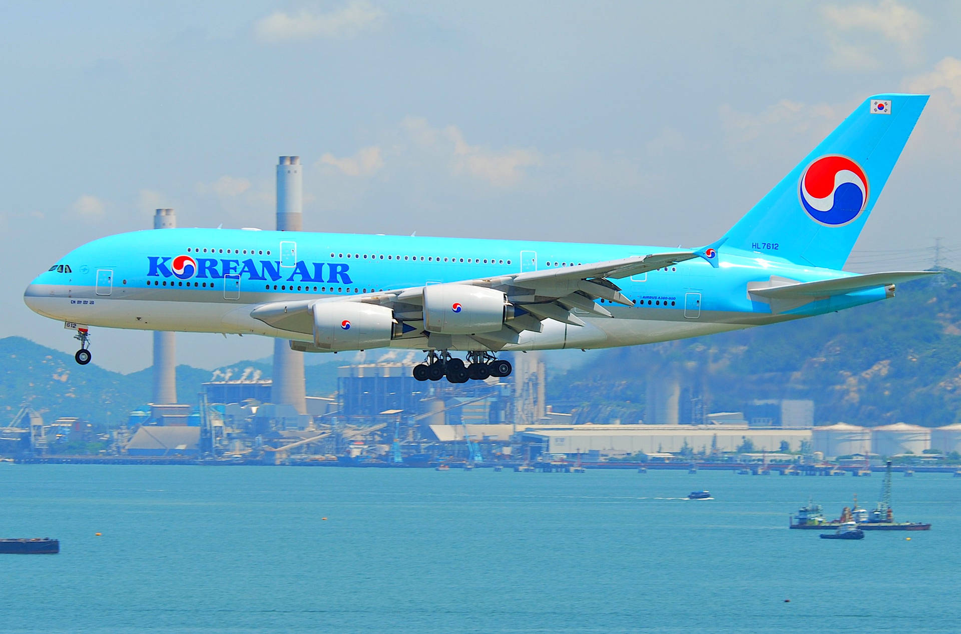 Korean Air Airbus A380-861 Background