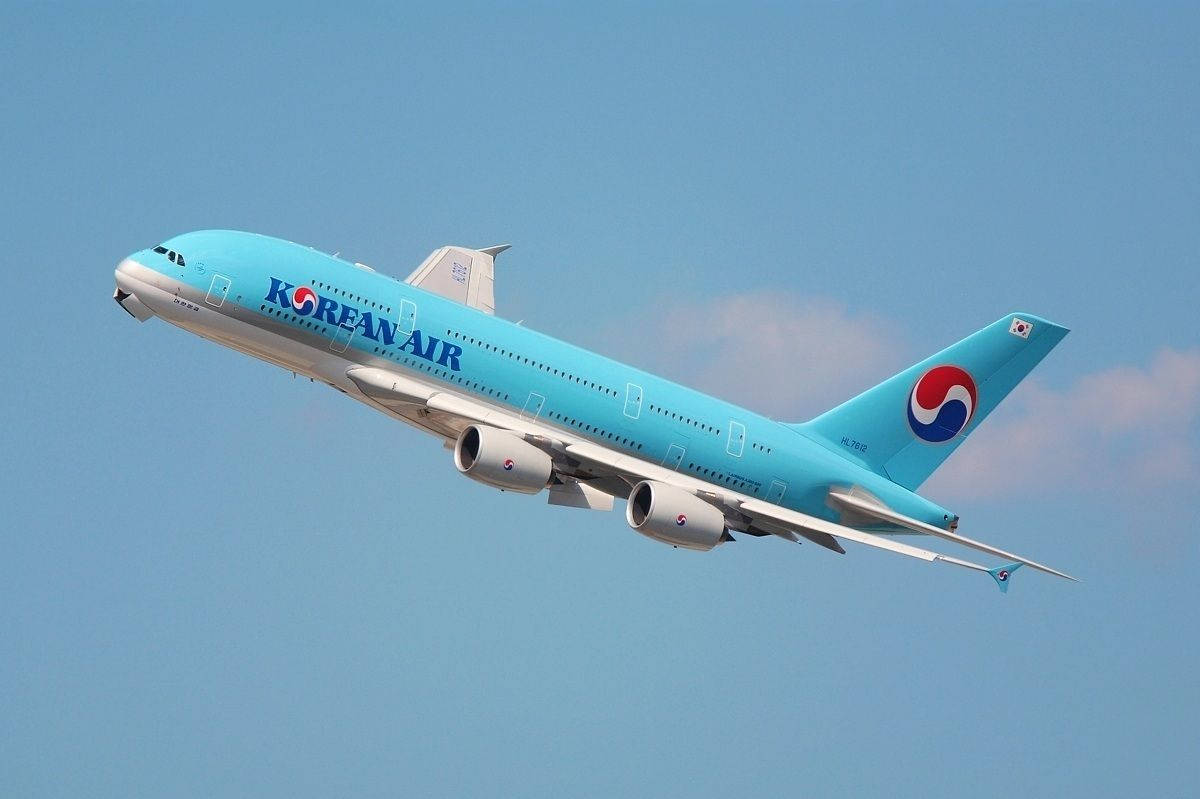 Korean Air Airbus A380 Background