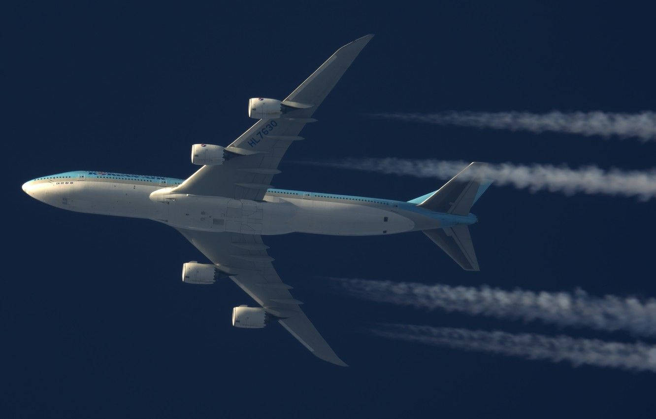 Korean Air Boeing A380-800 Aircraft Background