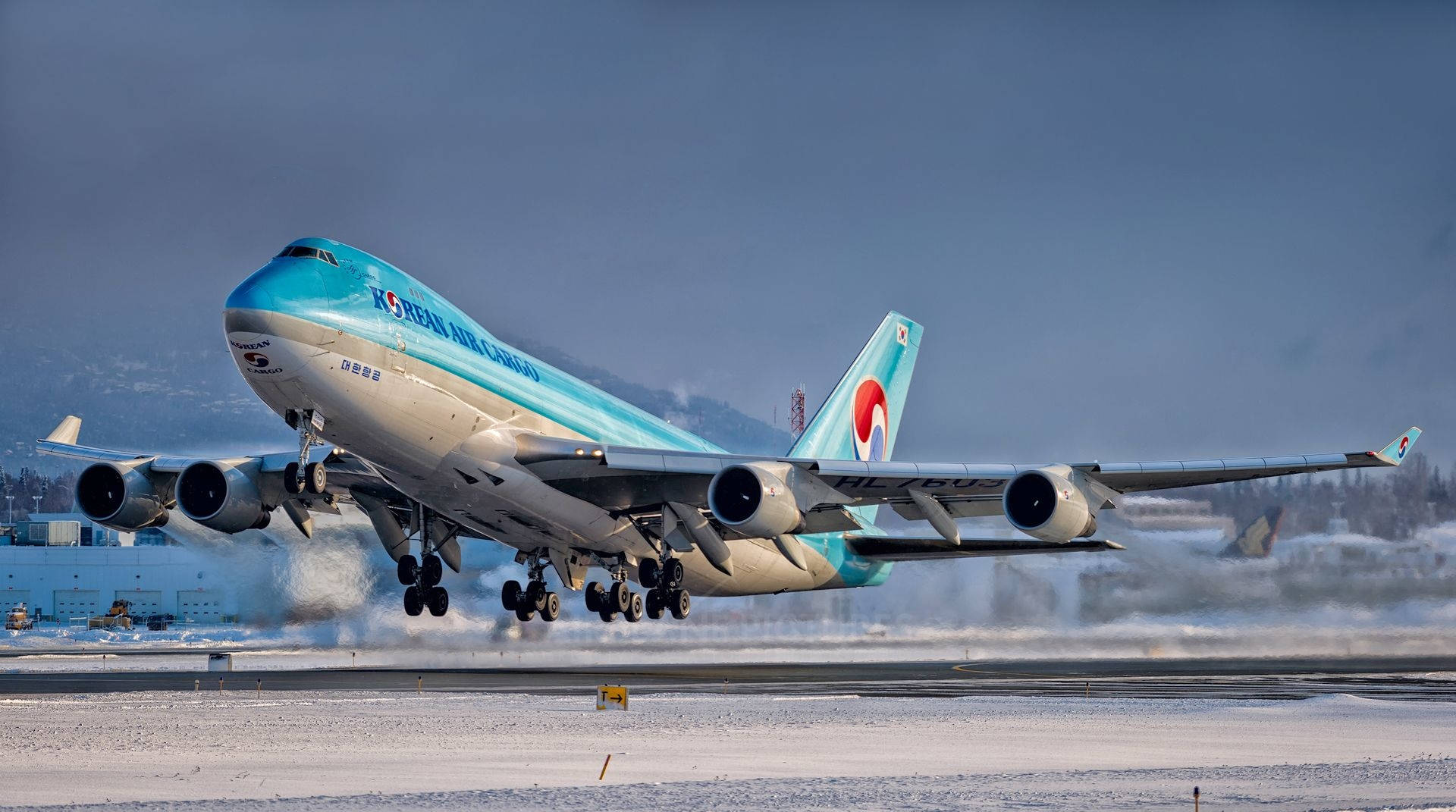 Korean Air Boeing Hl7603 Background