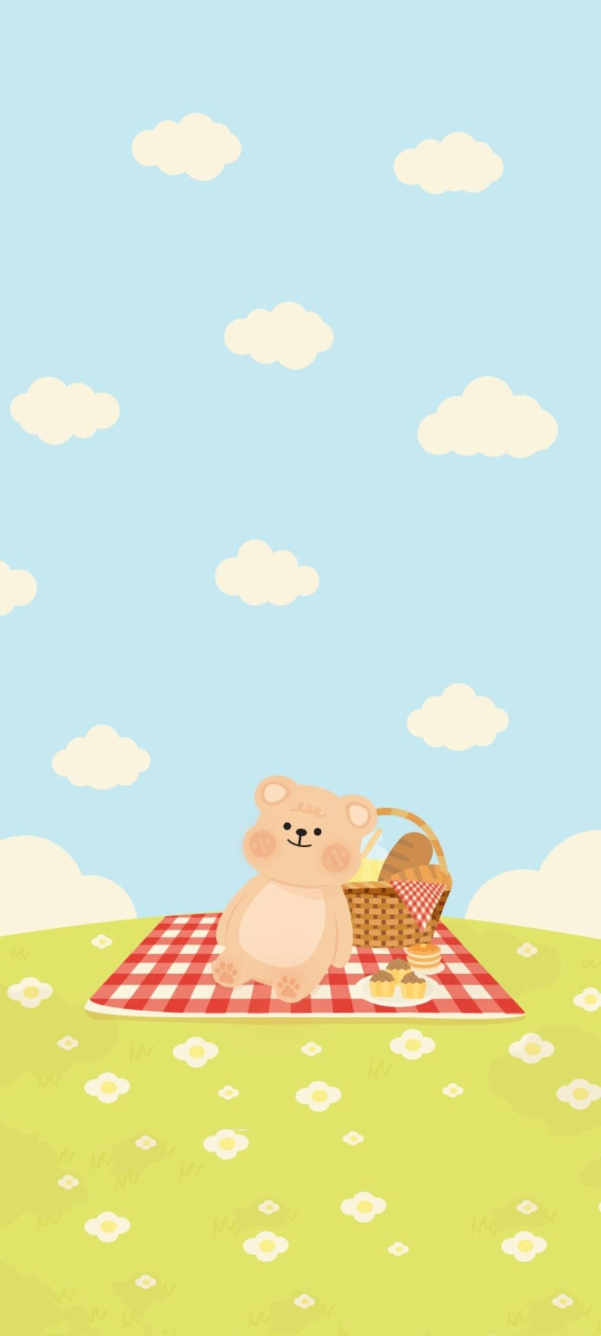 Korean Bear On A Picnic