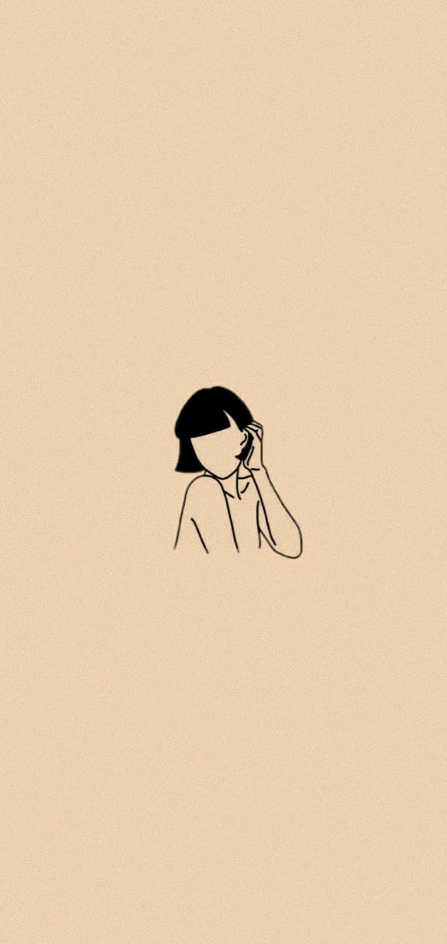Korean Beige Aesthetic - A Tale Of Warm Minimalism Background